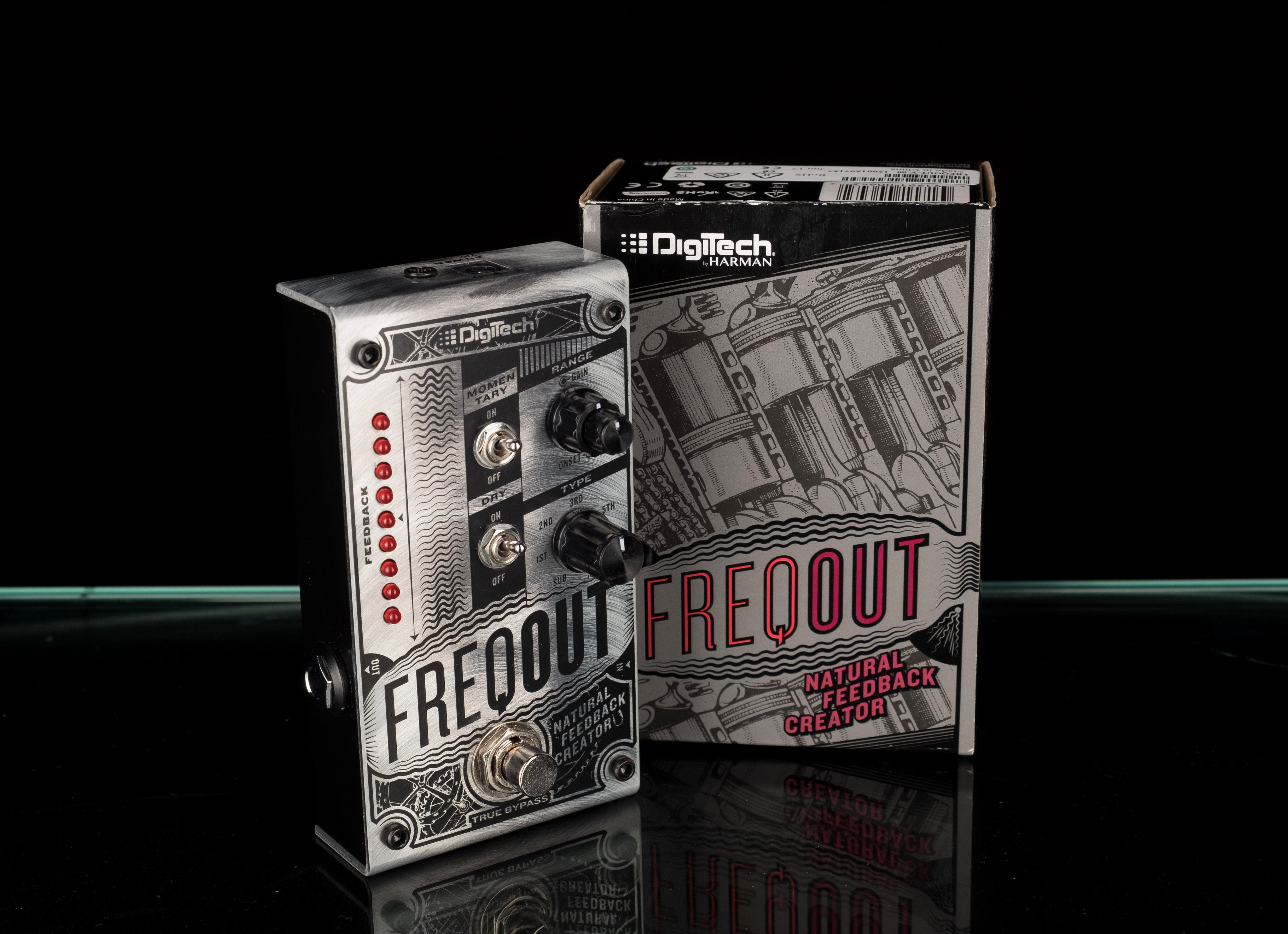 Used Digitech FreqOut Frequency Dynamic Feedback Generator Pedal With Box