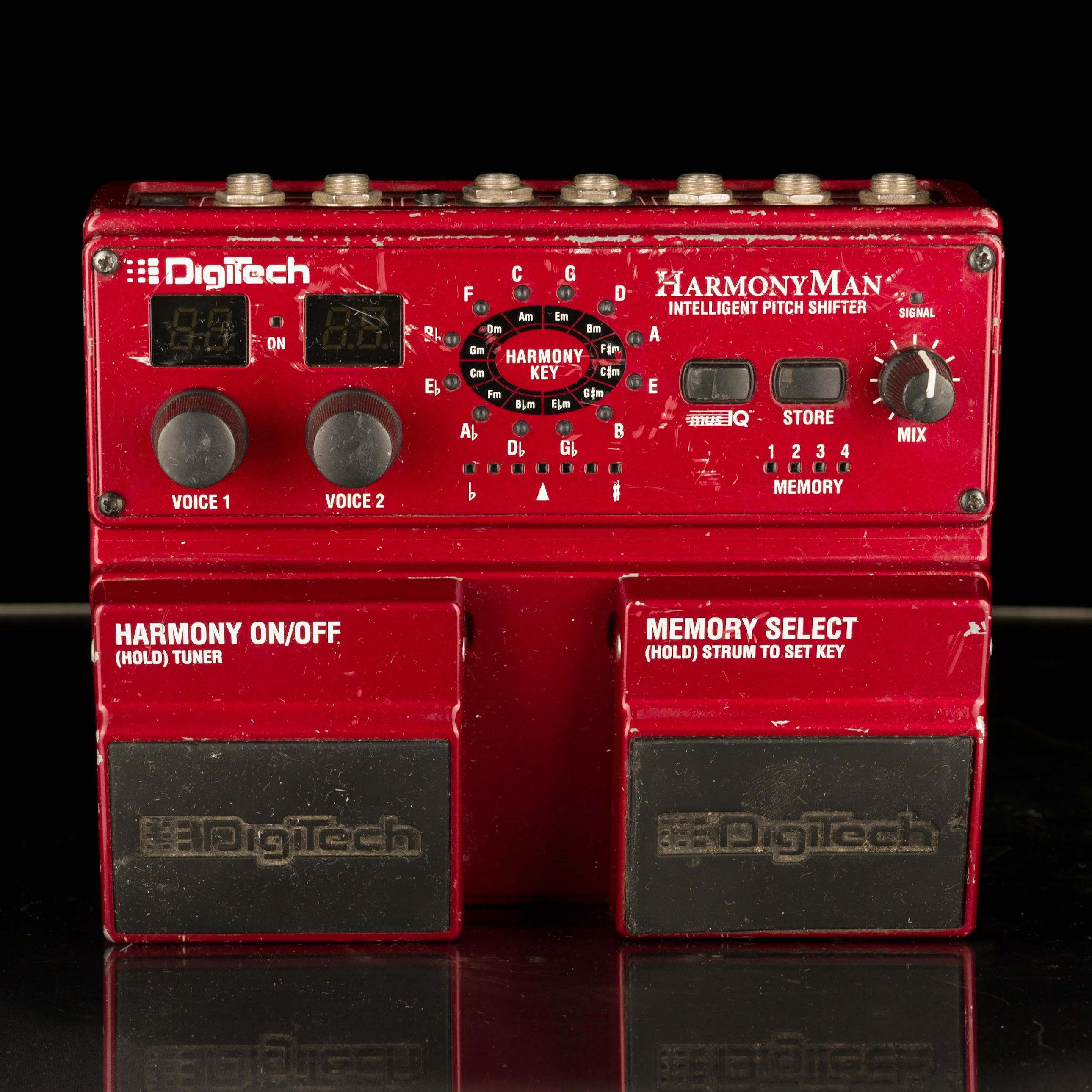 Used Digitech HarmonyMan Pitch-Shifter Harmonizer Pedal With Box - Image 2