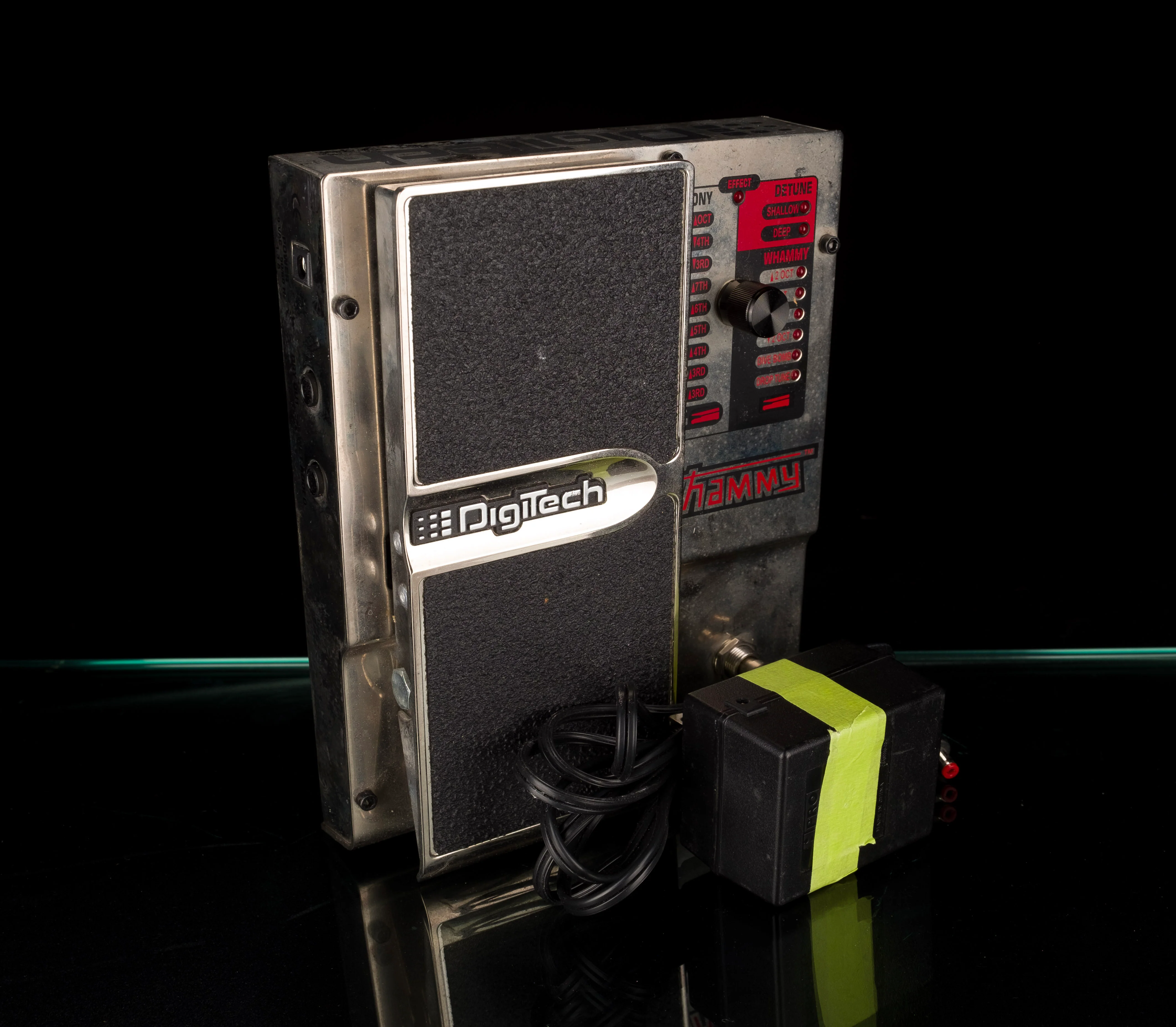 Used Digitech Limited Edition 20th Anniversary Chrome Whammy Pedal with Power Supply - Image 4