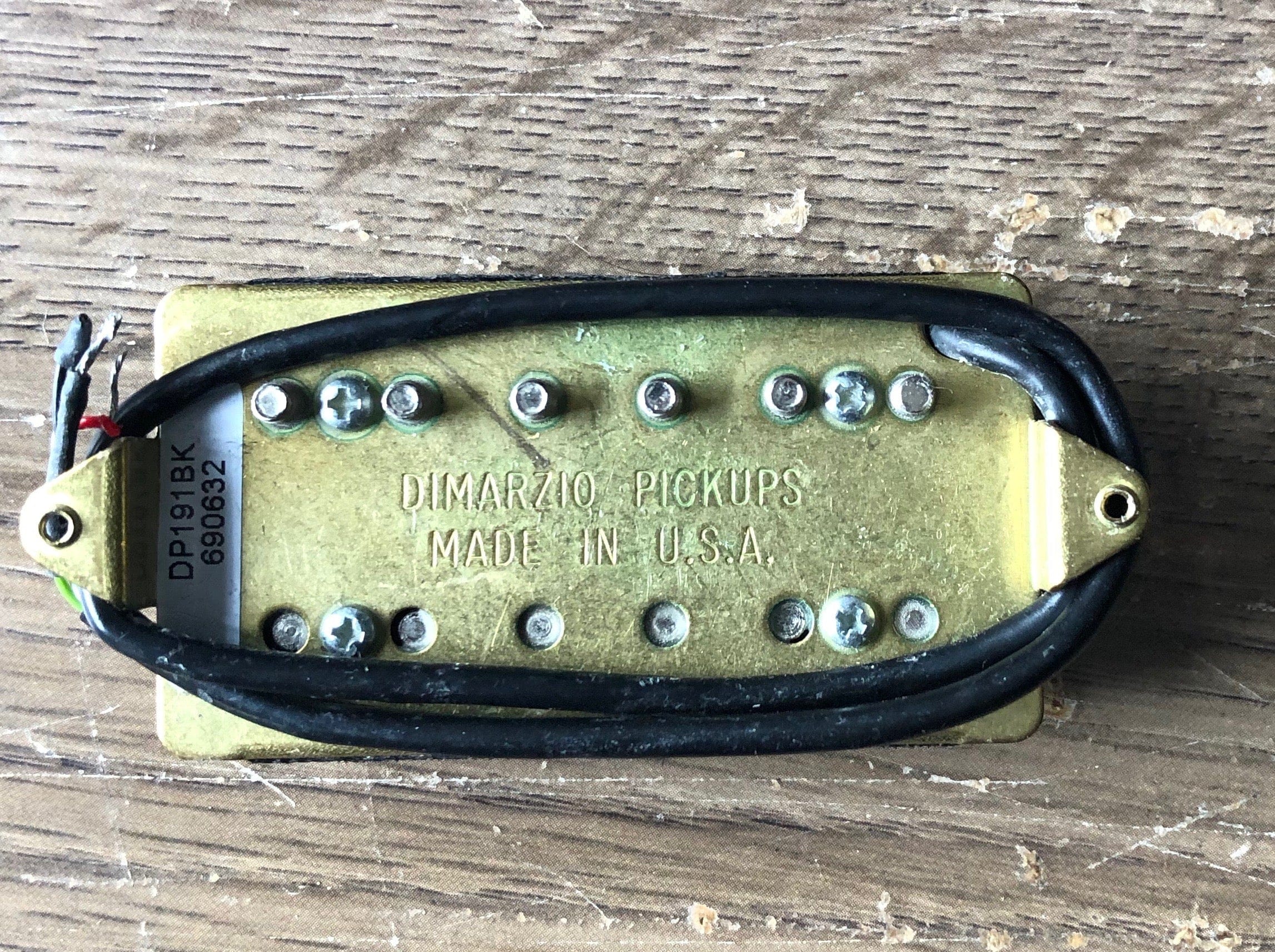 Used Dimarzio DP191 Humbucker Pickup Black - Image 2
