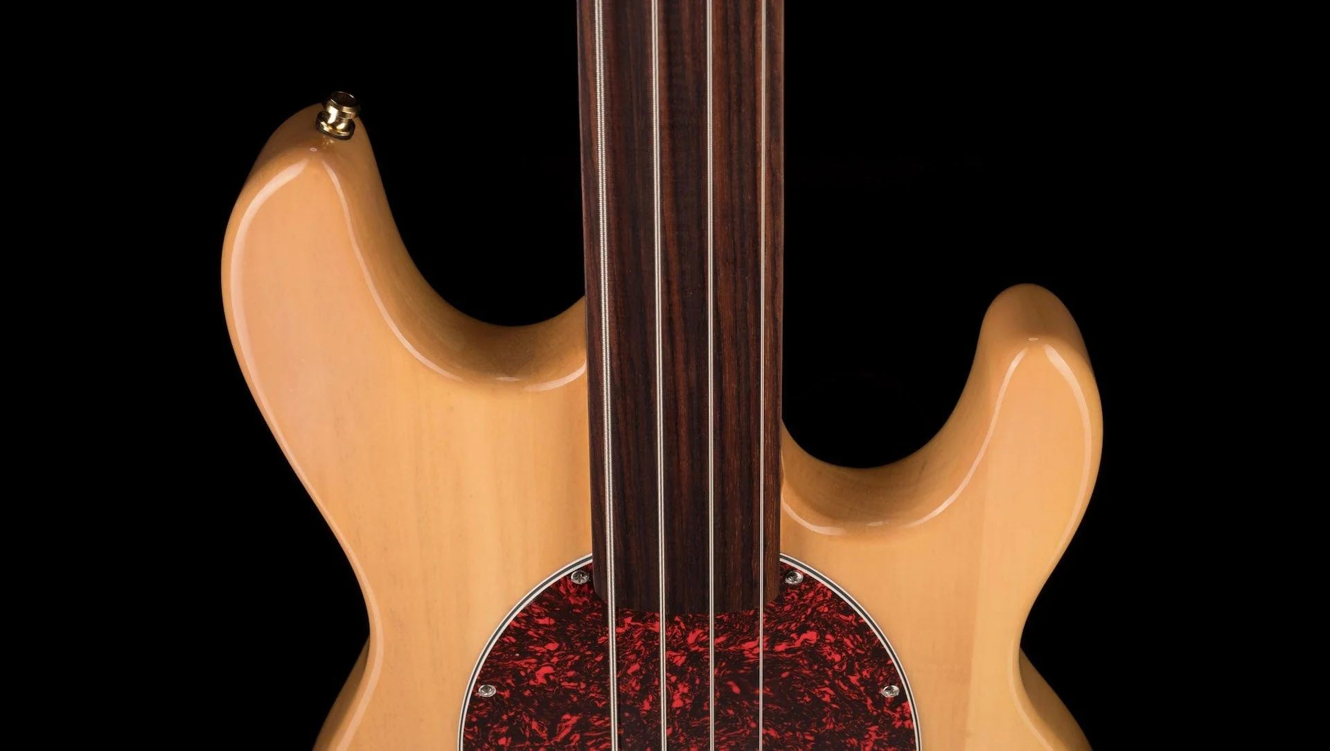Used DiMavery Fretless Bass Natural with Gig Bag - Image 3