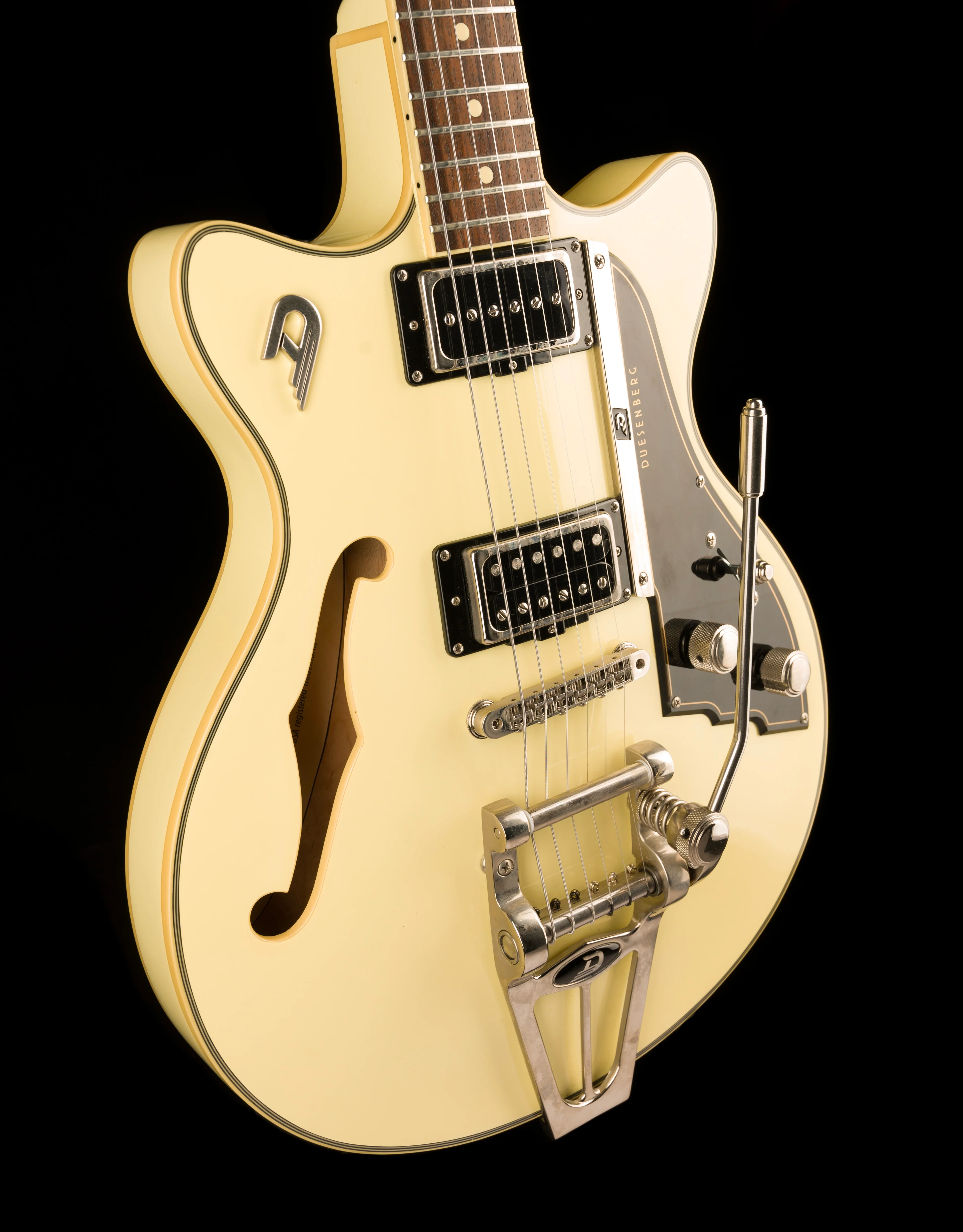 Used Duesenberg Fullerton TV Vintage White with Gig Bag - Image 9