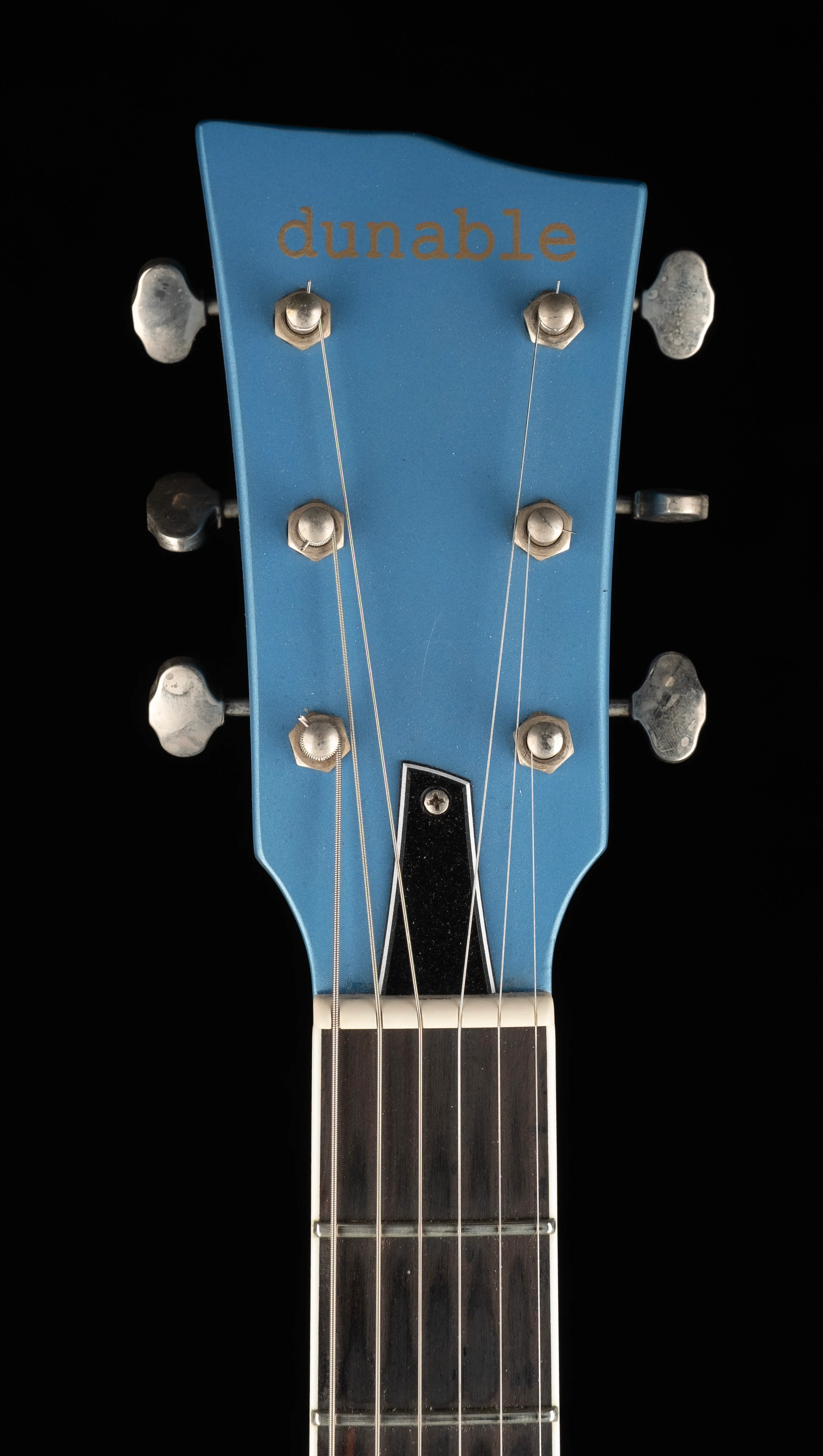 Used Dunable Yeti with Seymour Duncan Pickups Pelham Blue Satin with Gig Bag - Image 6