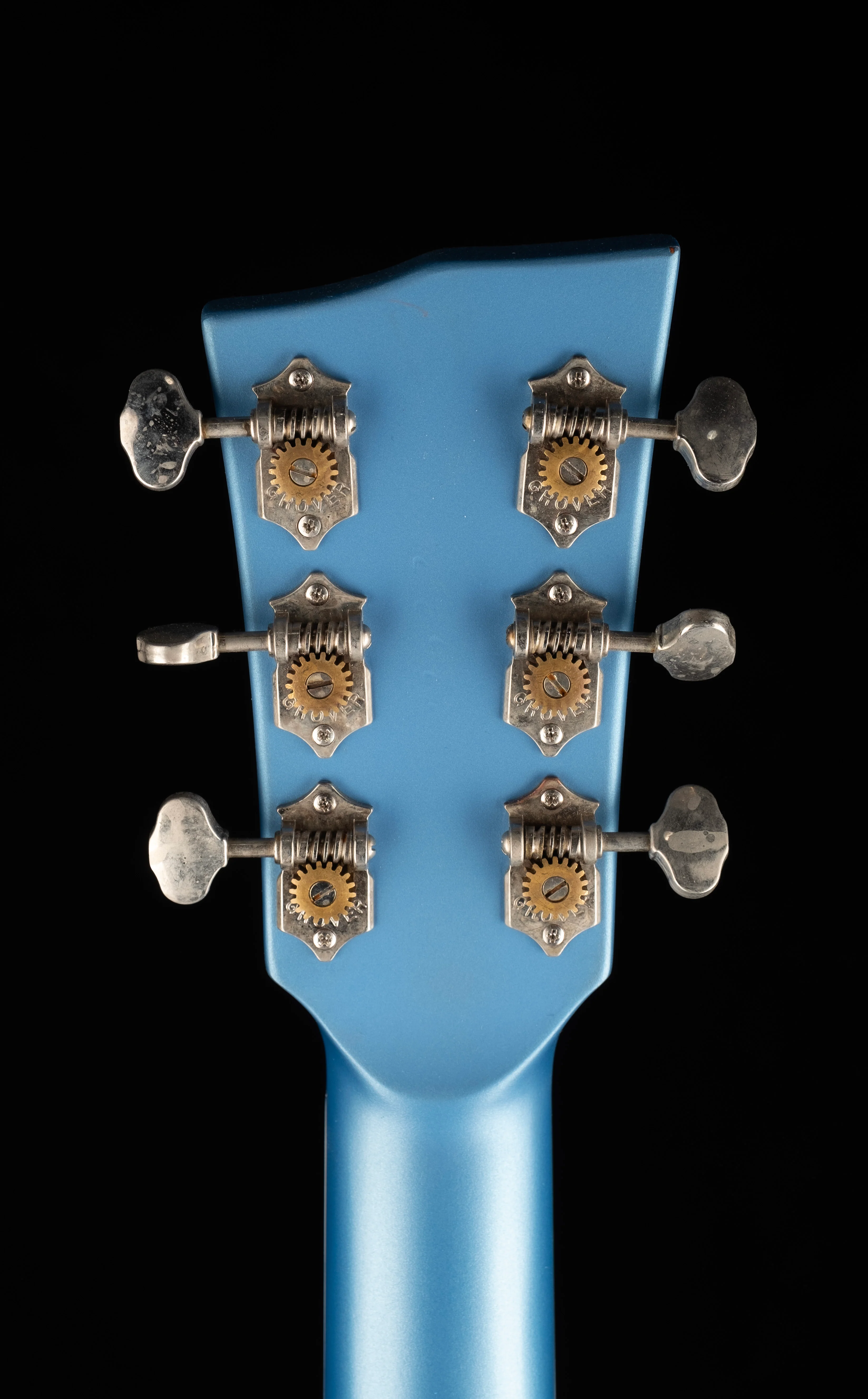 Used Dunable Yeti with Seymour Duncan Pickups Pelham Blue Satin with Gig Bag - Image 8