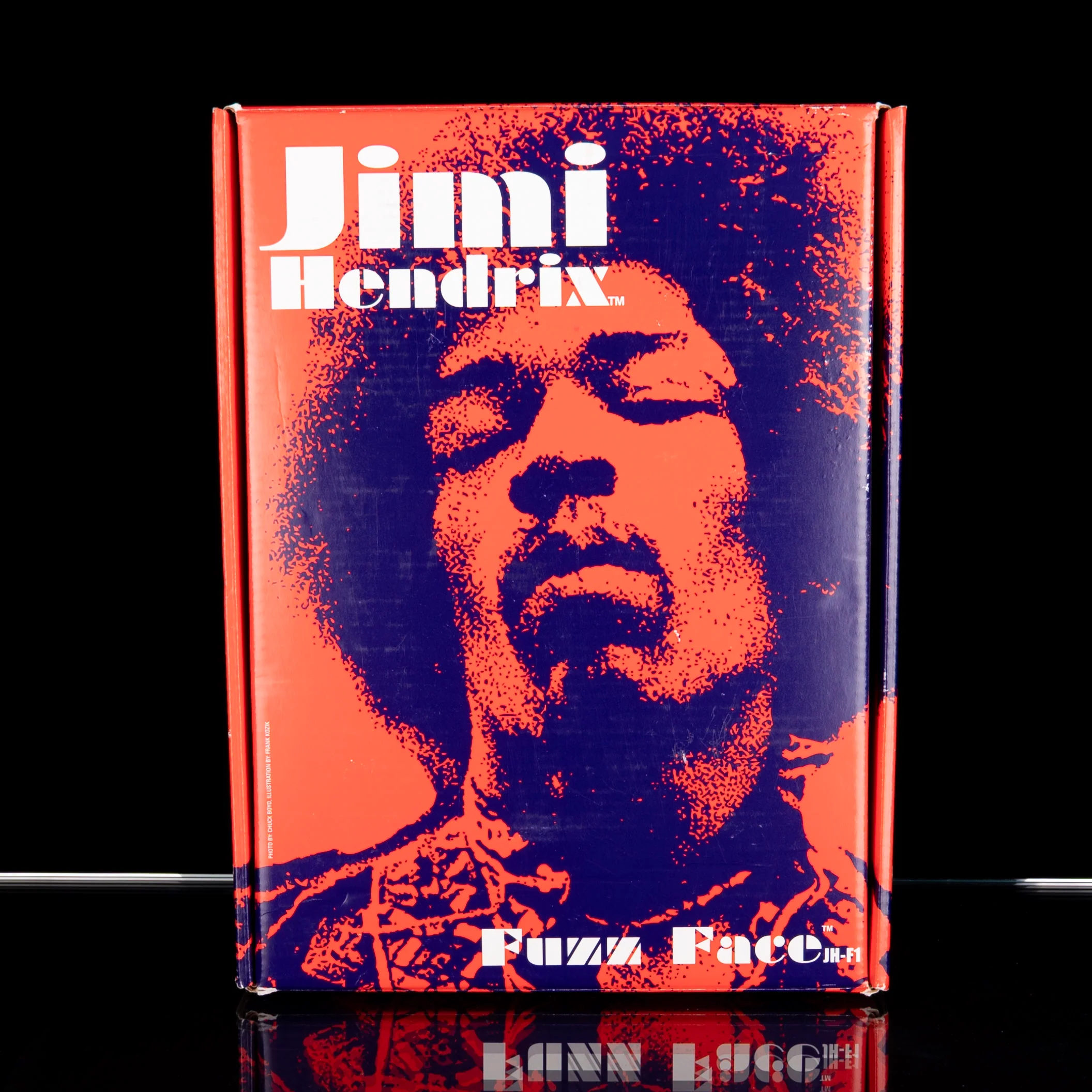 Used Dunlop JHF1 Jimi Hendrix Fuzz Face Blue With Box - Image 2
