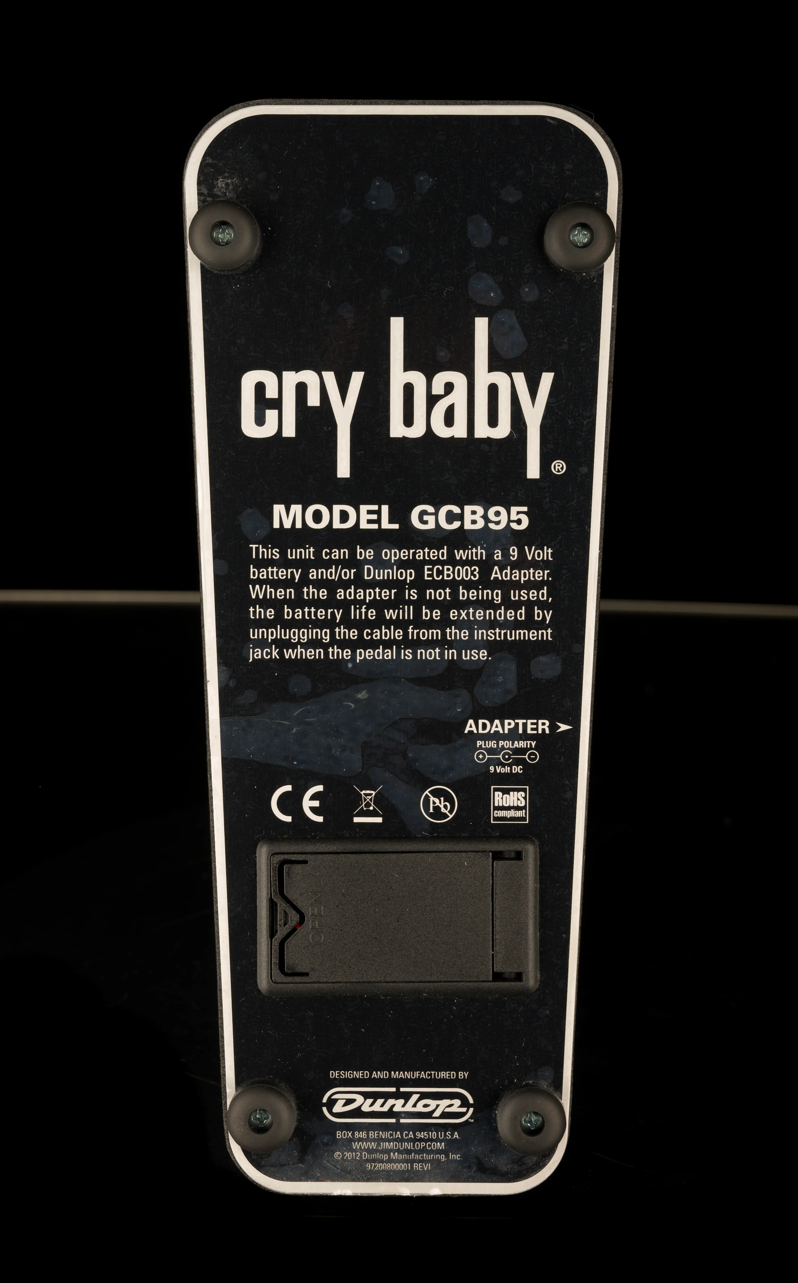 Used Dunlop Original Crybaby GCB-95 Wah Pedal - Image 3