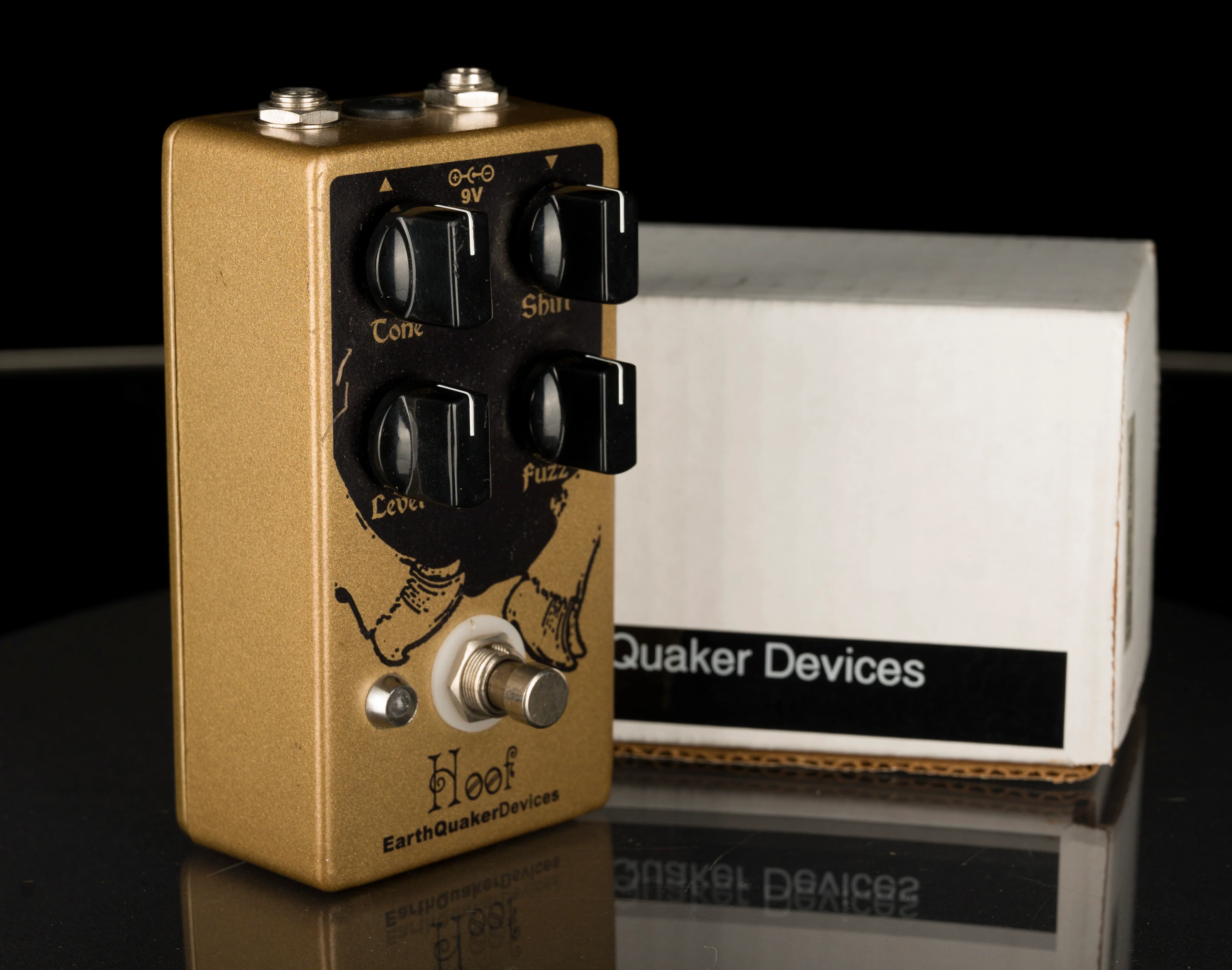 Used EarthQuaker Devices Hoof Fuzz Pedal With Box