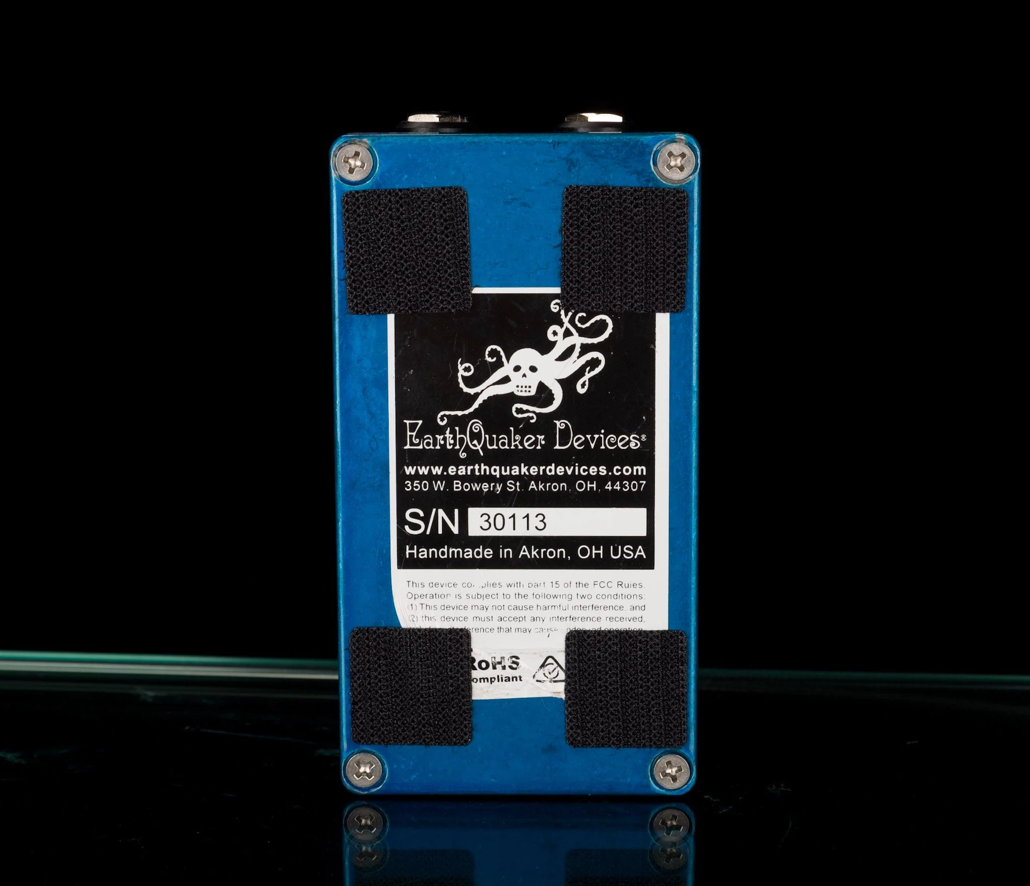 Used EarthQuaker Devices Limited Edition Plumes Overdrive Blue &  Orange - Image 2