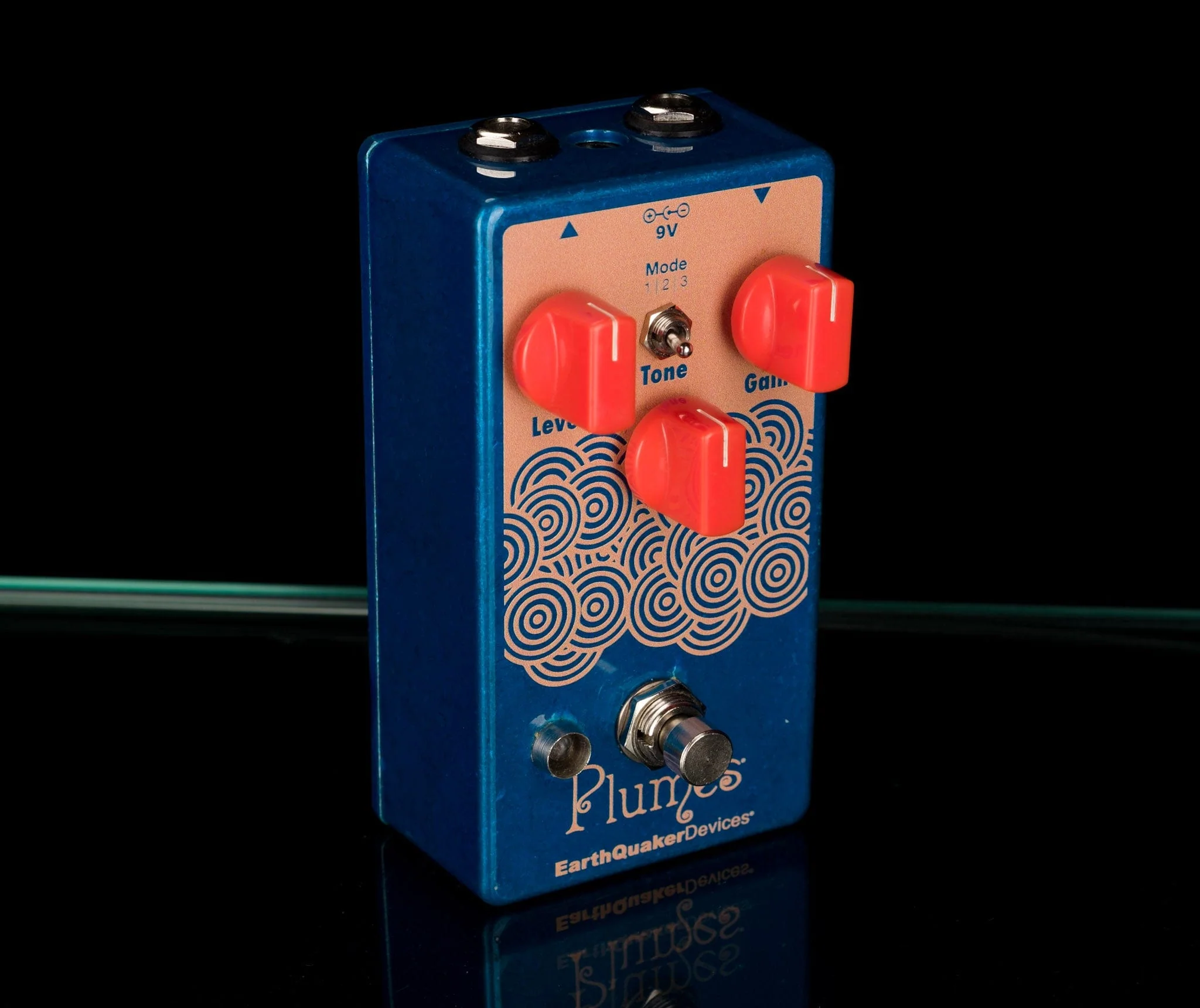 Used EarthQuaker Devices Limited Edition Plumes Overdrive Blue &  Orange - Image 6