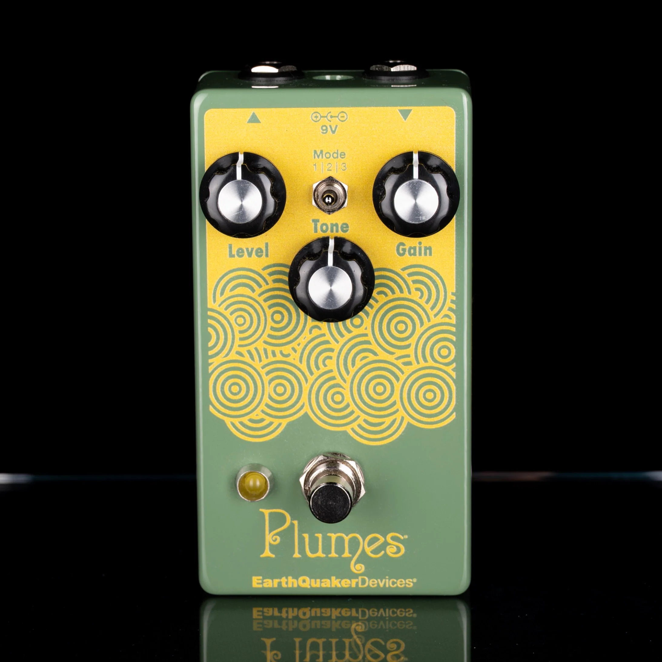 Used EarthQuaker Devices Plumes Black Overdrive Pedal With Box - Image 2