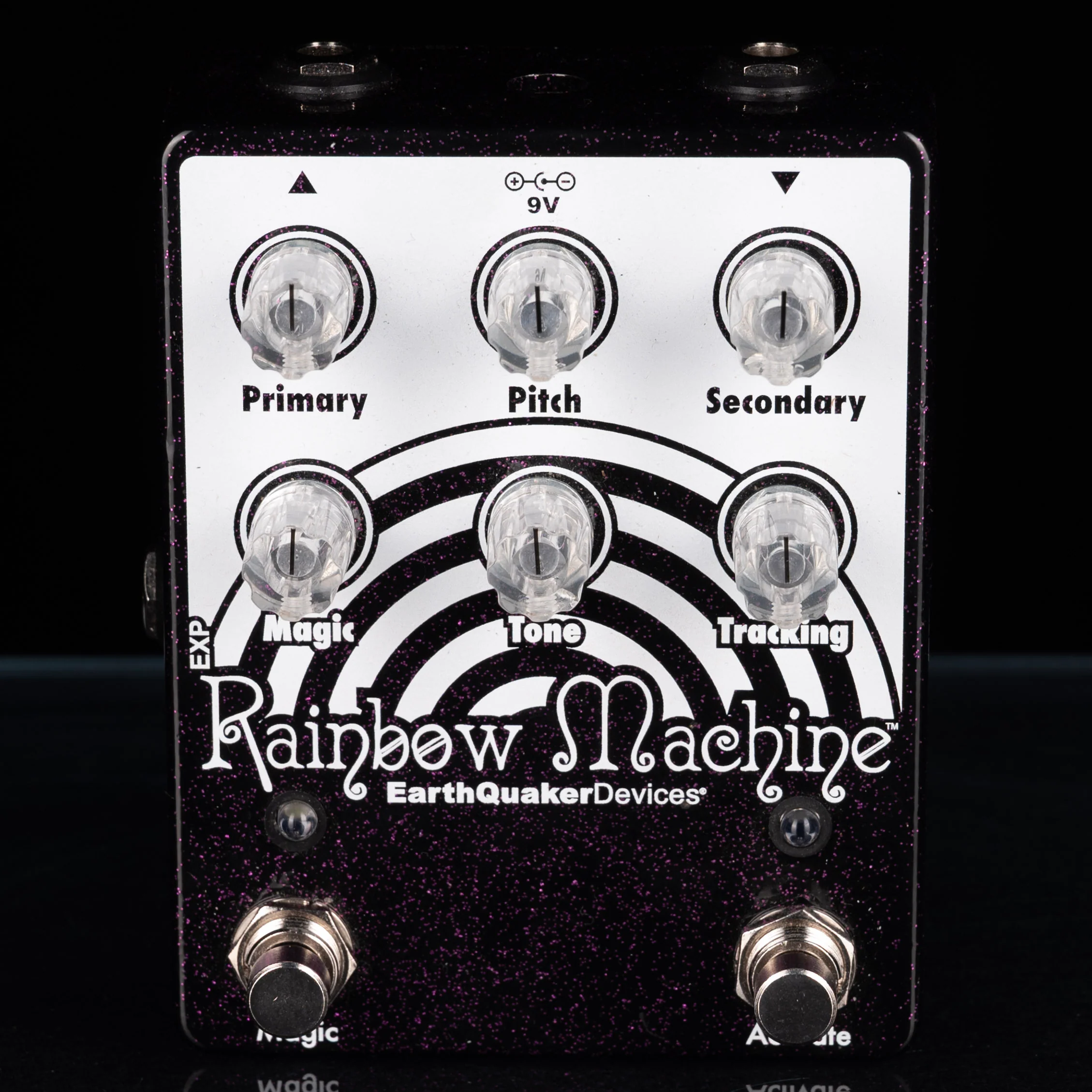 Used EarthQuaker Devices Rainbow Machine Limited Edition Purple Sparkle With Box - Image 2