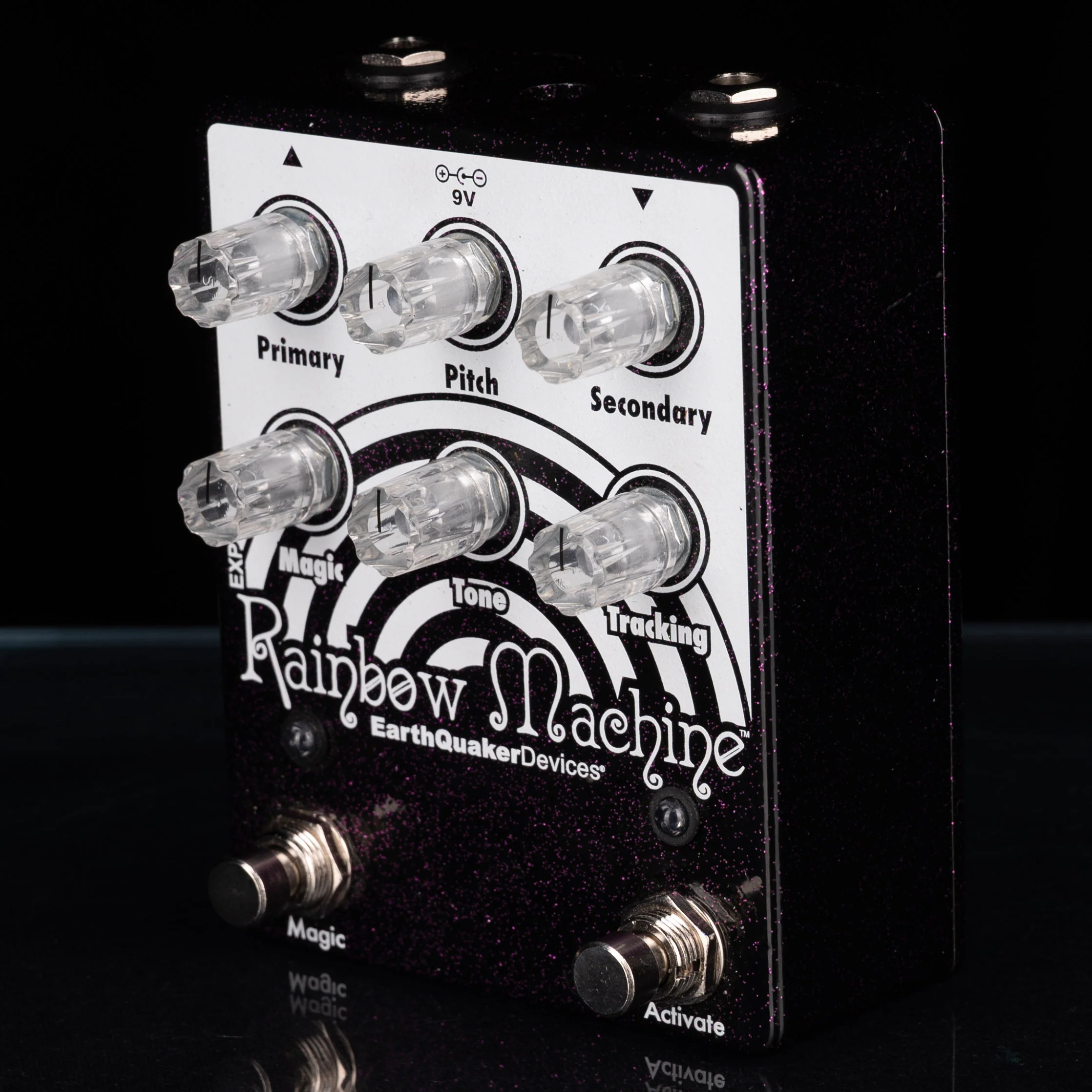 Used EarthQuaker Devices Rainbow Machine Limited Edition Purple Sparkle With Box - Image 3