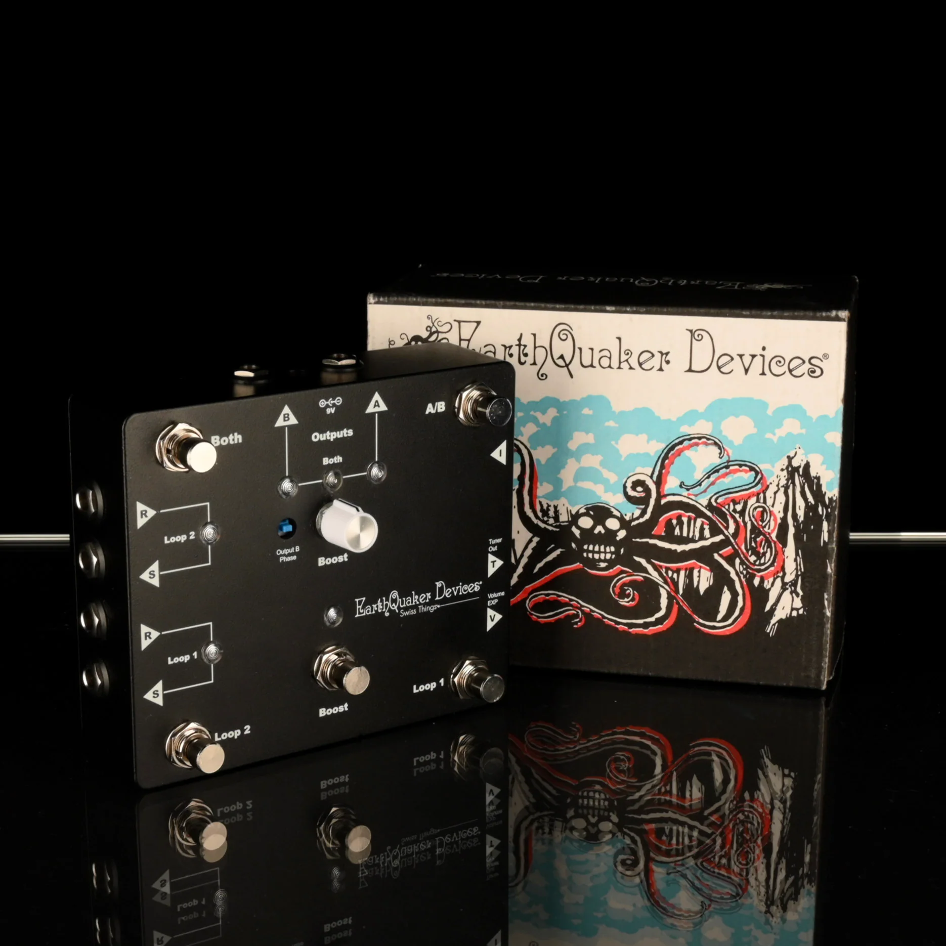 Used EarthQuaker Devices Swiss Things PedalBoard Reconciler Guitar Pedal with Box
