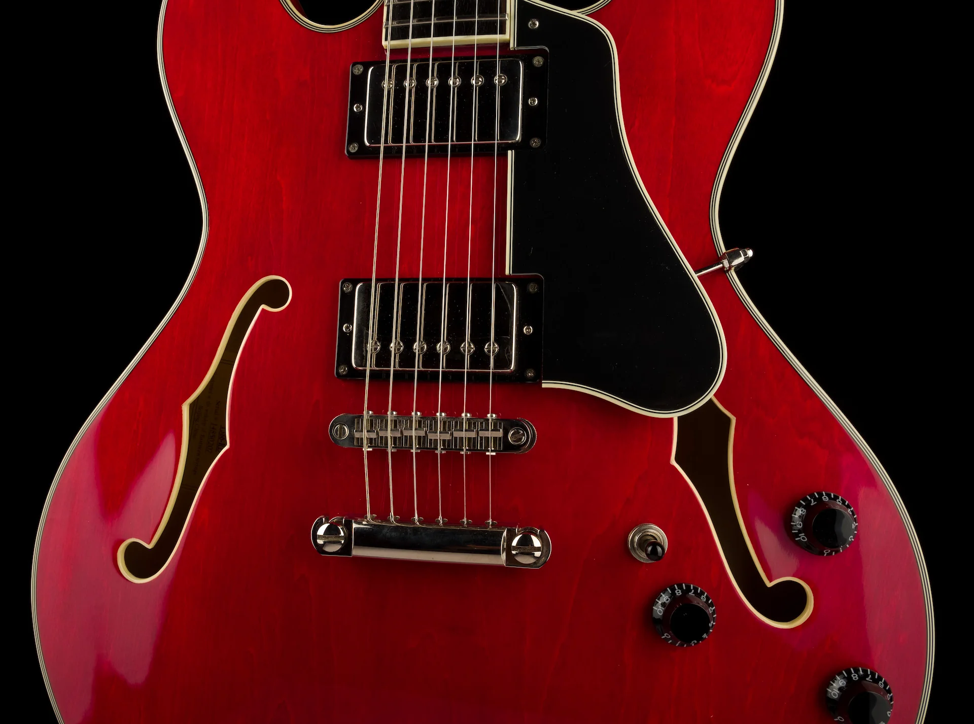 Used Eastman T386-RD Thinline Semi-Hollow Red with OHSC - Image 6