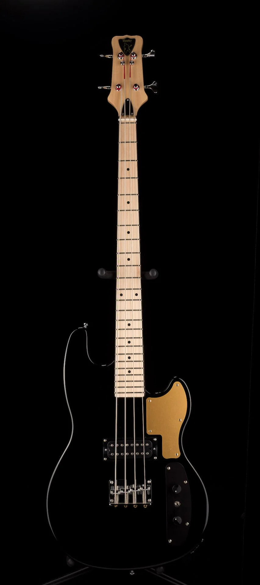 Used Eastwood Hooky Bass 4 Pro Black with Gig Bag - Image 2
