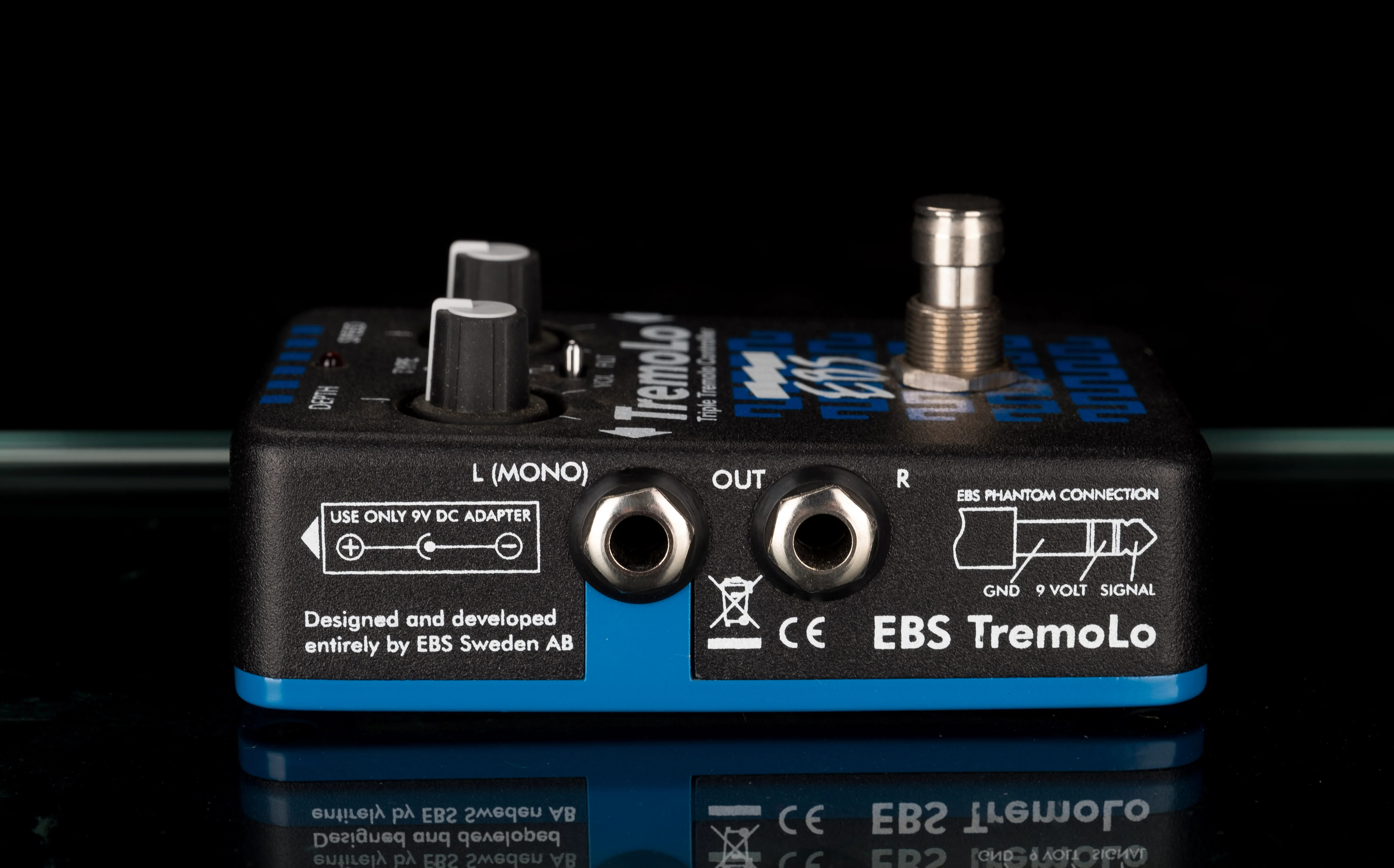 Used EBS Triple Tremolo Pedal With Box - Image 4