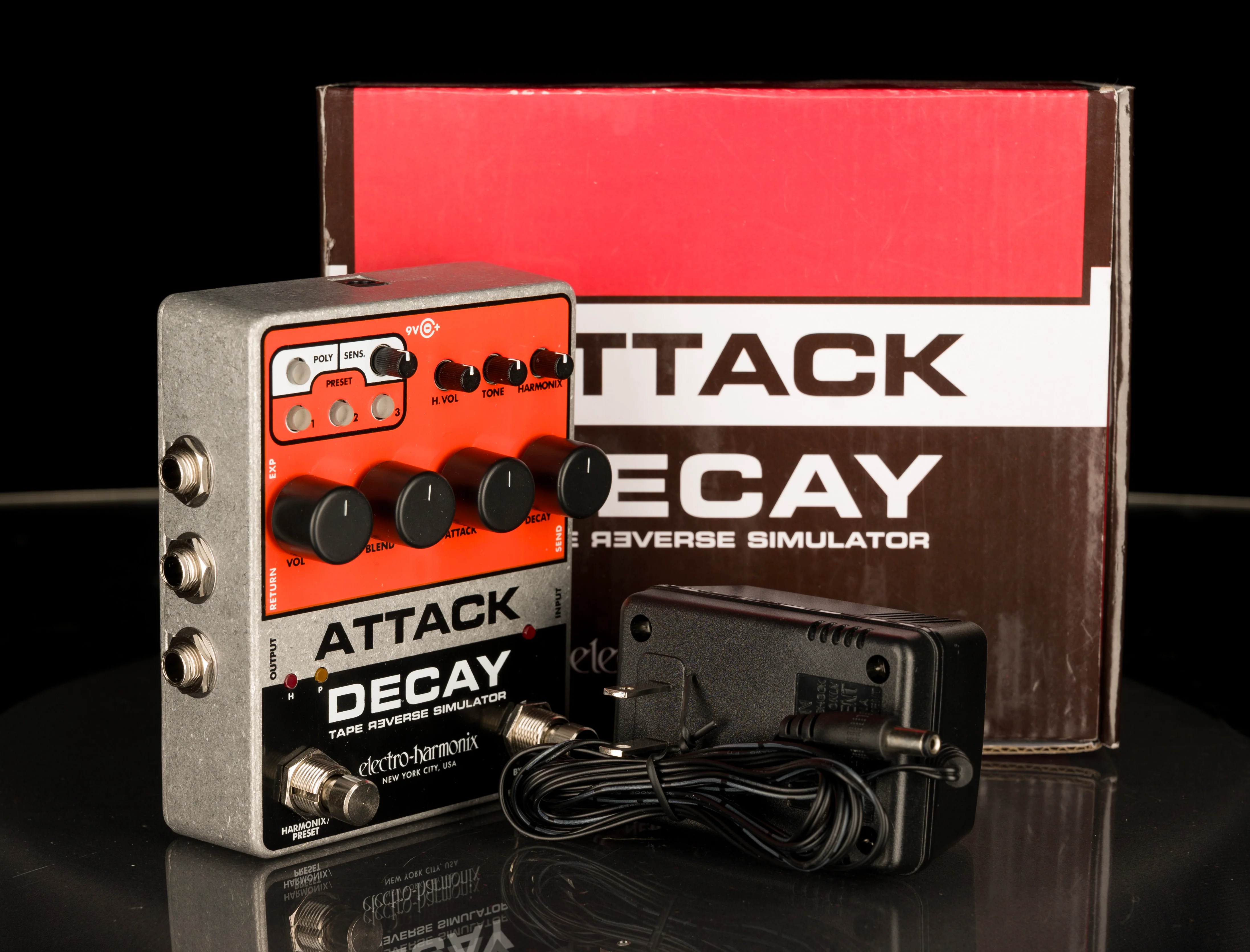 Used Electro Harmonix Attack Decay Tape Reverse Simulator with Box - 2