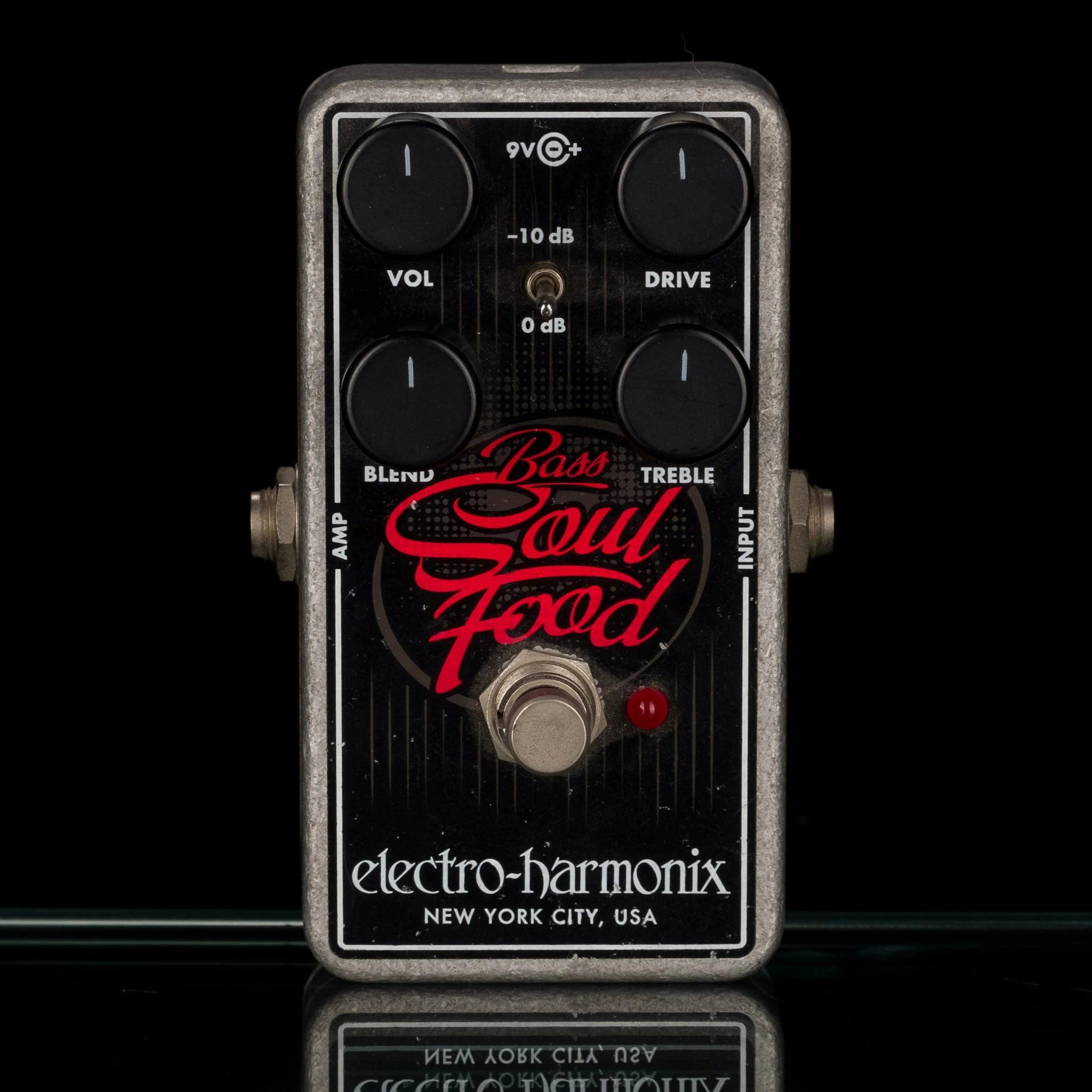 Used Electro-Harmonix Bass Soul Food Transparent Bass Overdrive Pedal - Image 2
