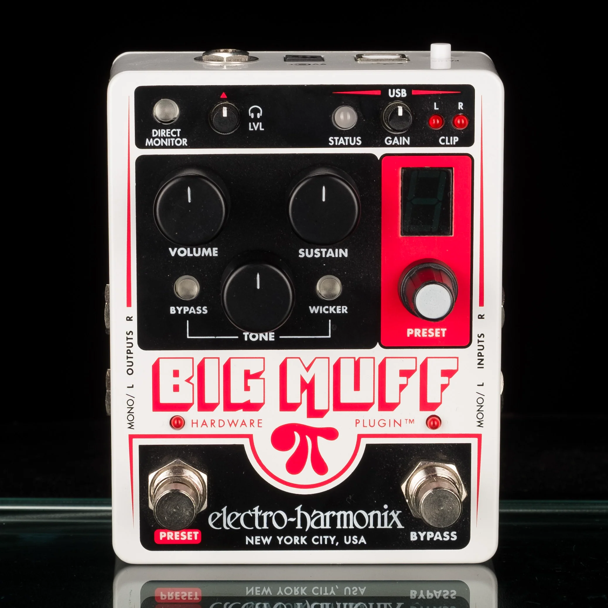 Used Electro Harmonix Big Muff PI Hardware Plugin Fuzz/Distortion/Sustainer Pedal