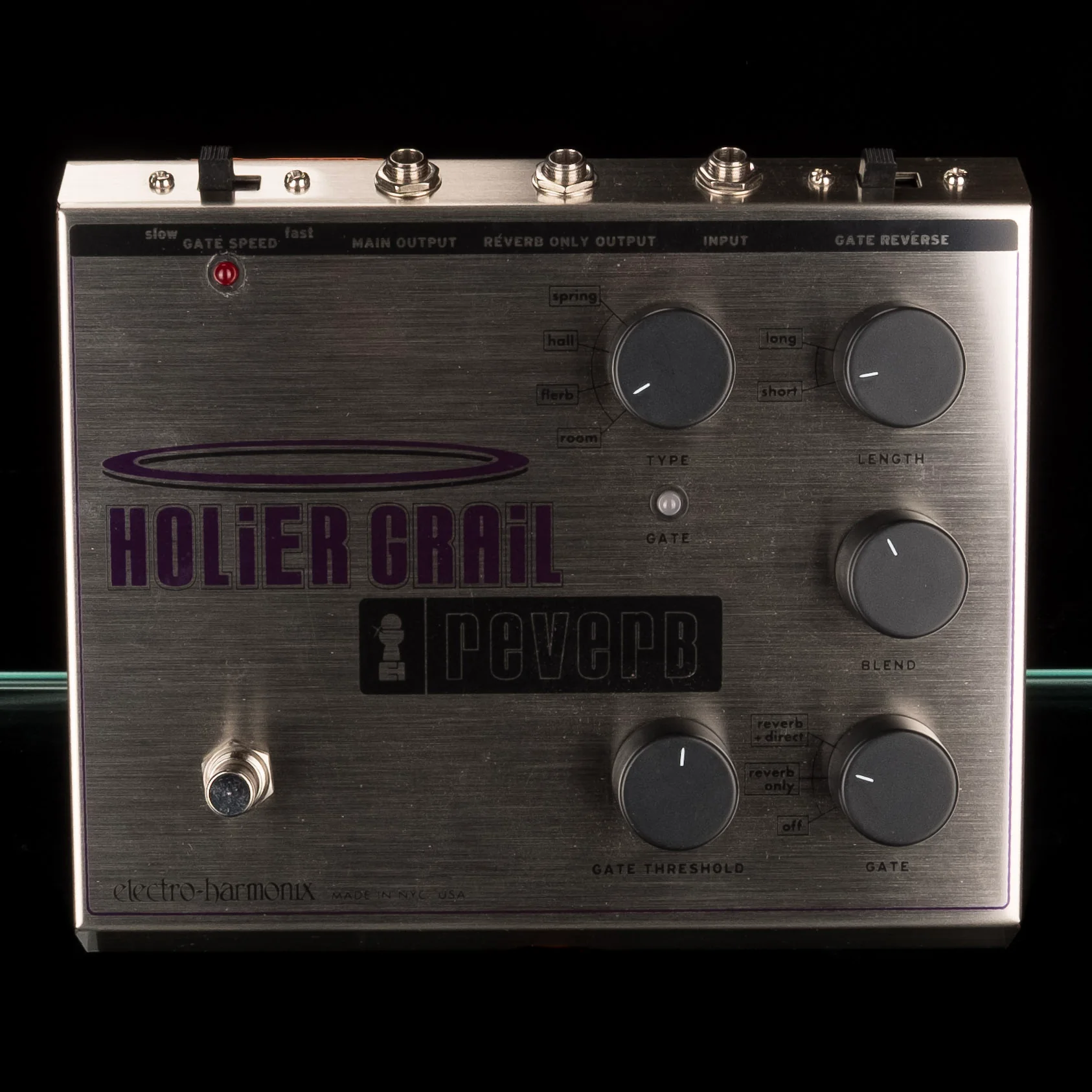 Used Electro Harmonix Holier Grail Reverb Pedal With Box - Image 2