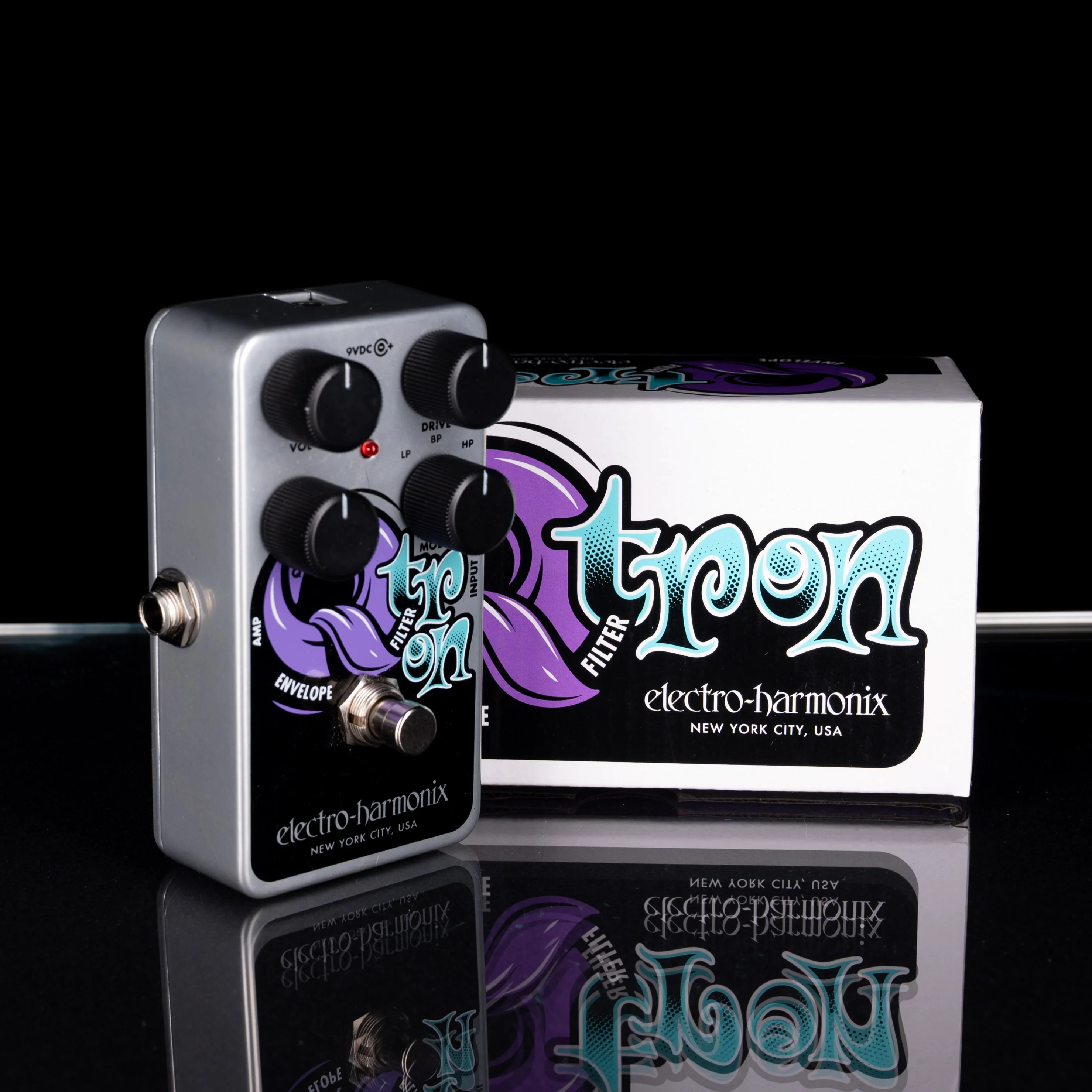 Used Electro-Harmonix Micro Q-Tron Envelope Filter Pedal with Box - 2