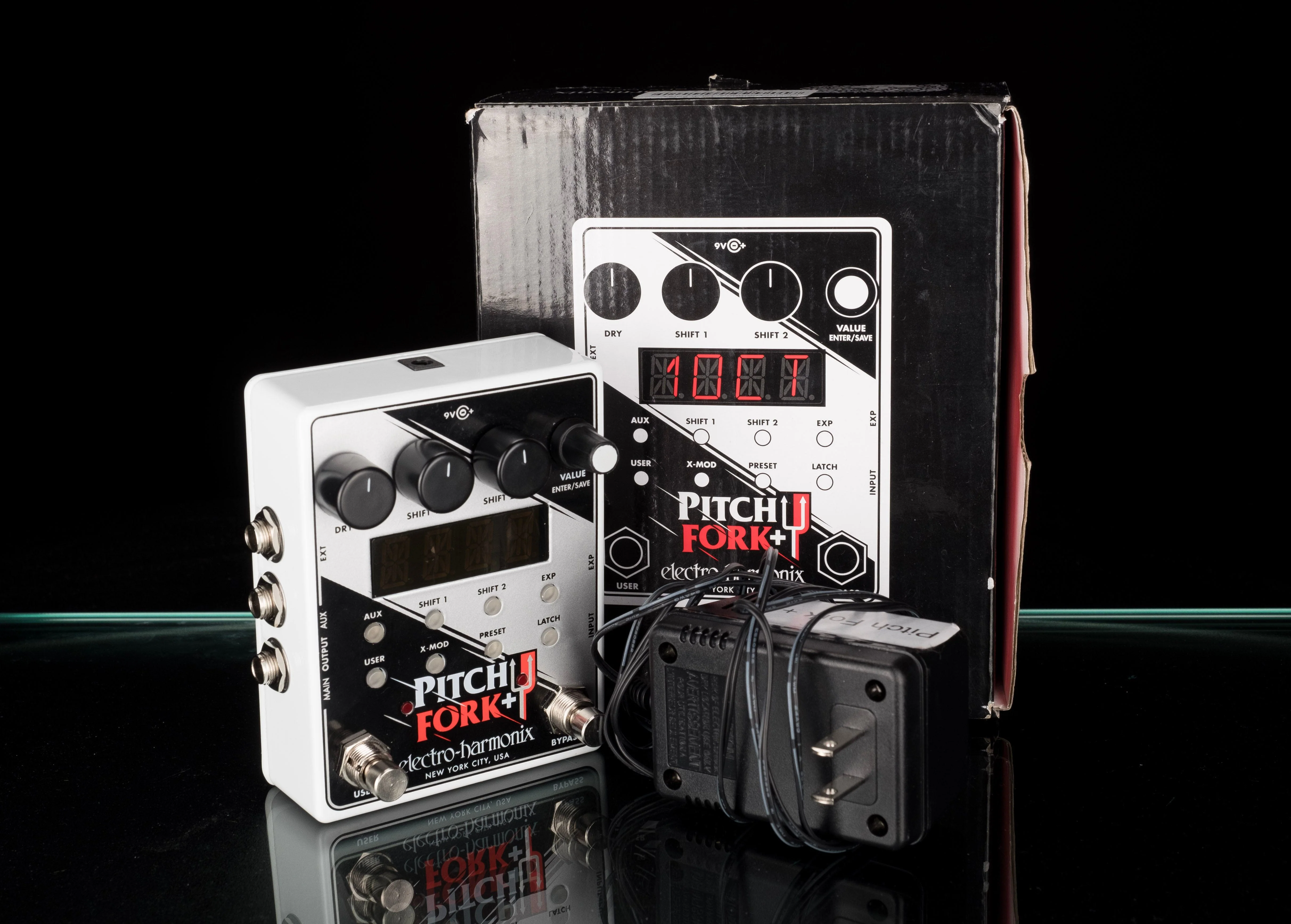 Used Electro Harmonix Pitch Fork + With Box & Power Supply