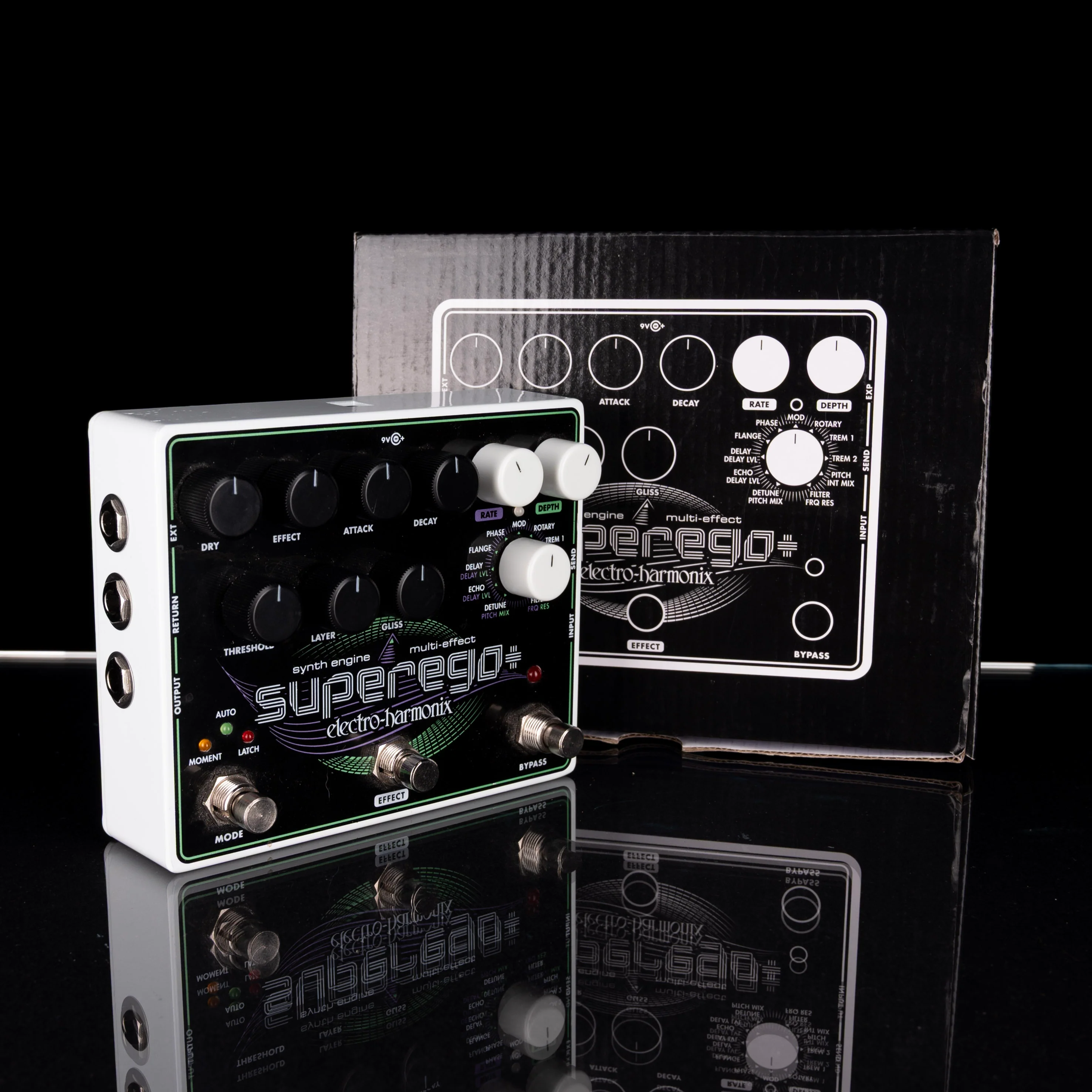 Used Electro-Harmonix SuperEgo Plus Synth Engine Pedal With Box - 2