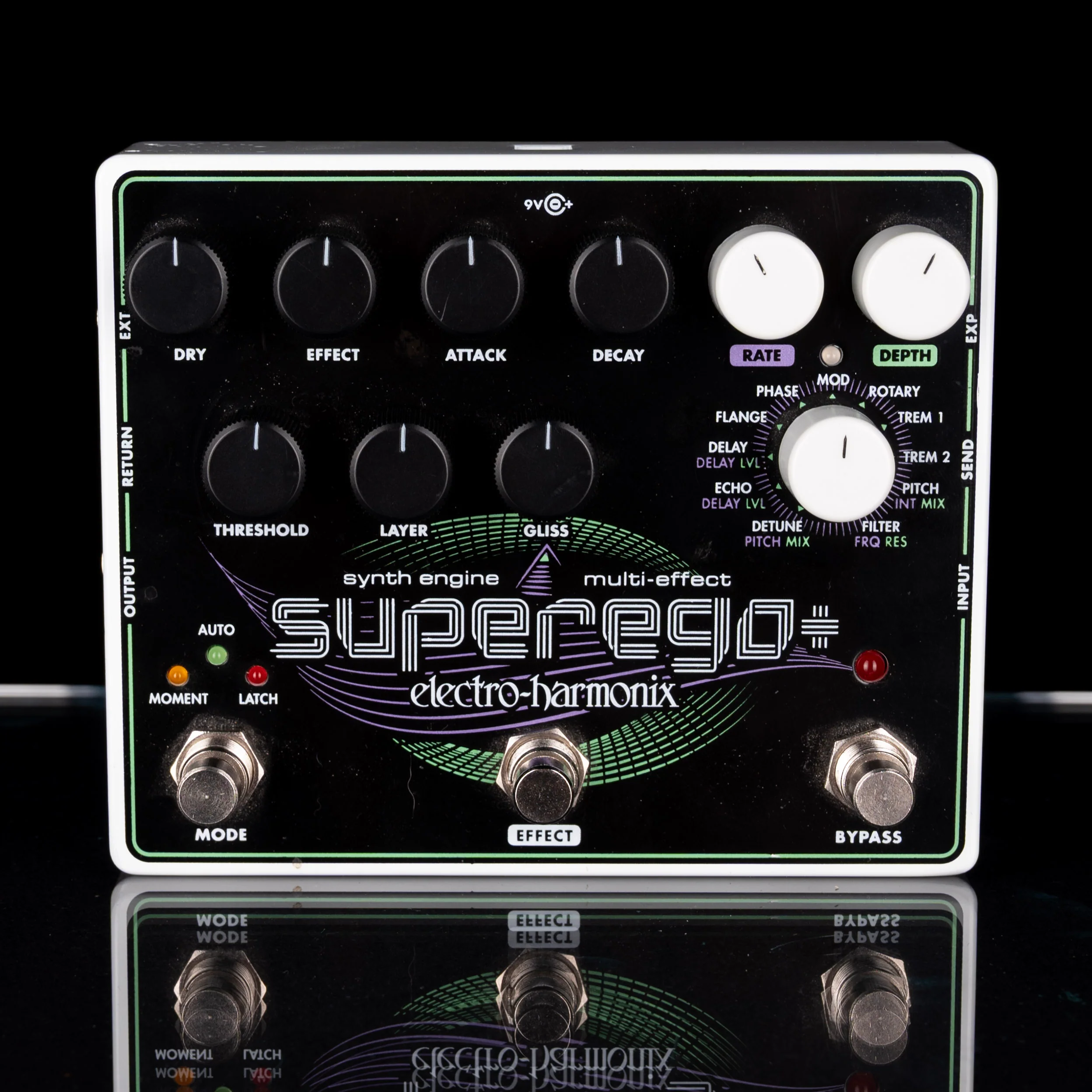 Used Electro-Harmonix SuperEgo Plus Synth Engine Pedal With Box - 2 - Image 2