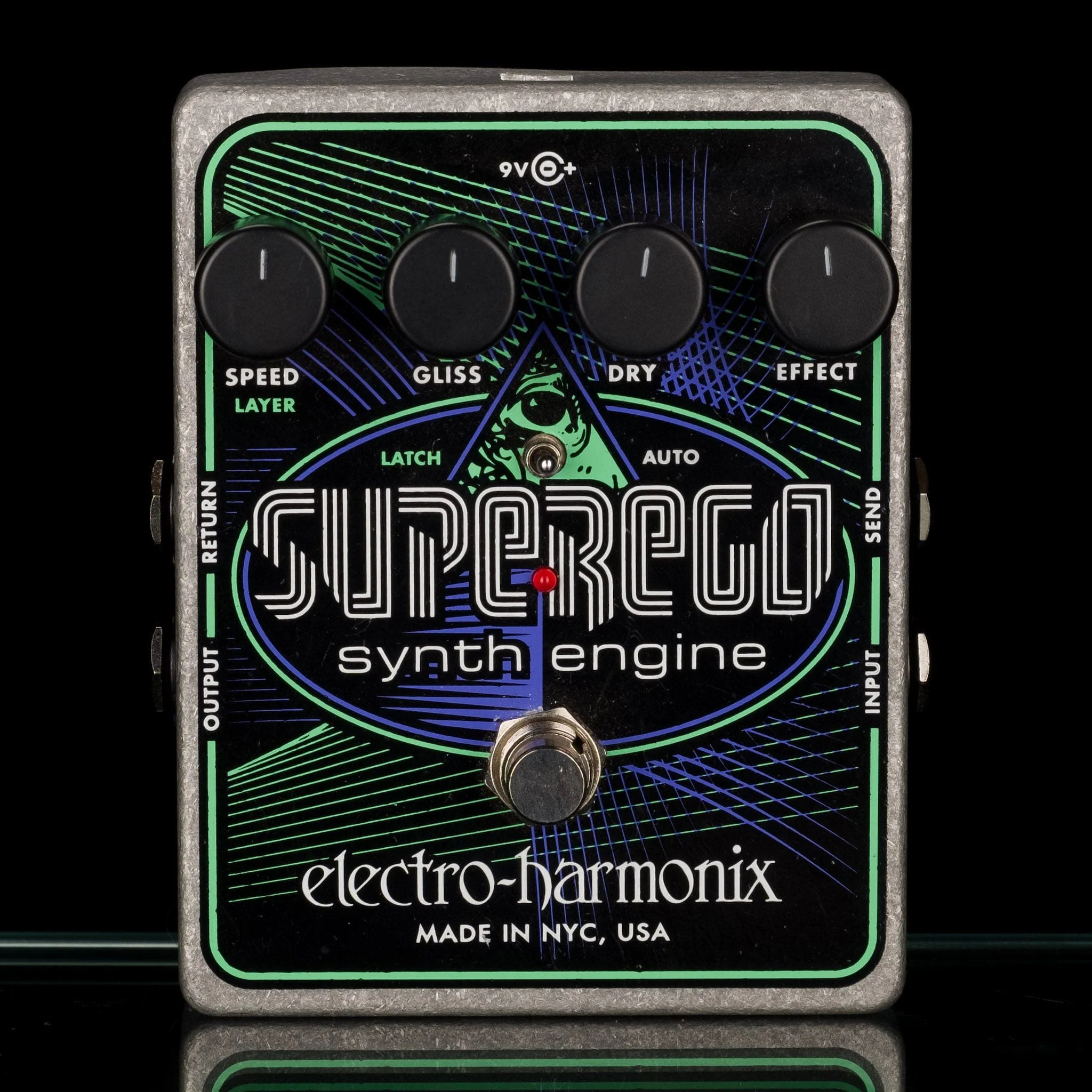 Used Electro-Harmonix SuperEgo Synth Guitar Effect Pedal With Box - Image 2