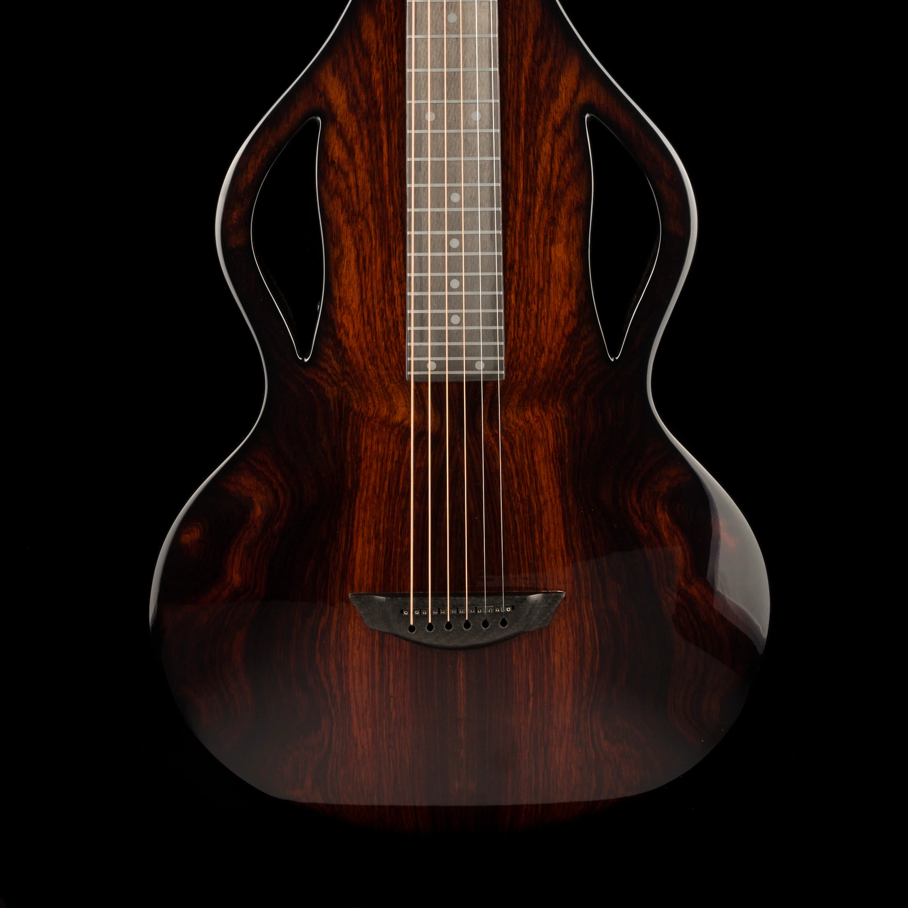 Used Emerald Guitars Solace Weissenborn Style Acoustic Lap Steel Slide Guitar with Case