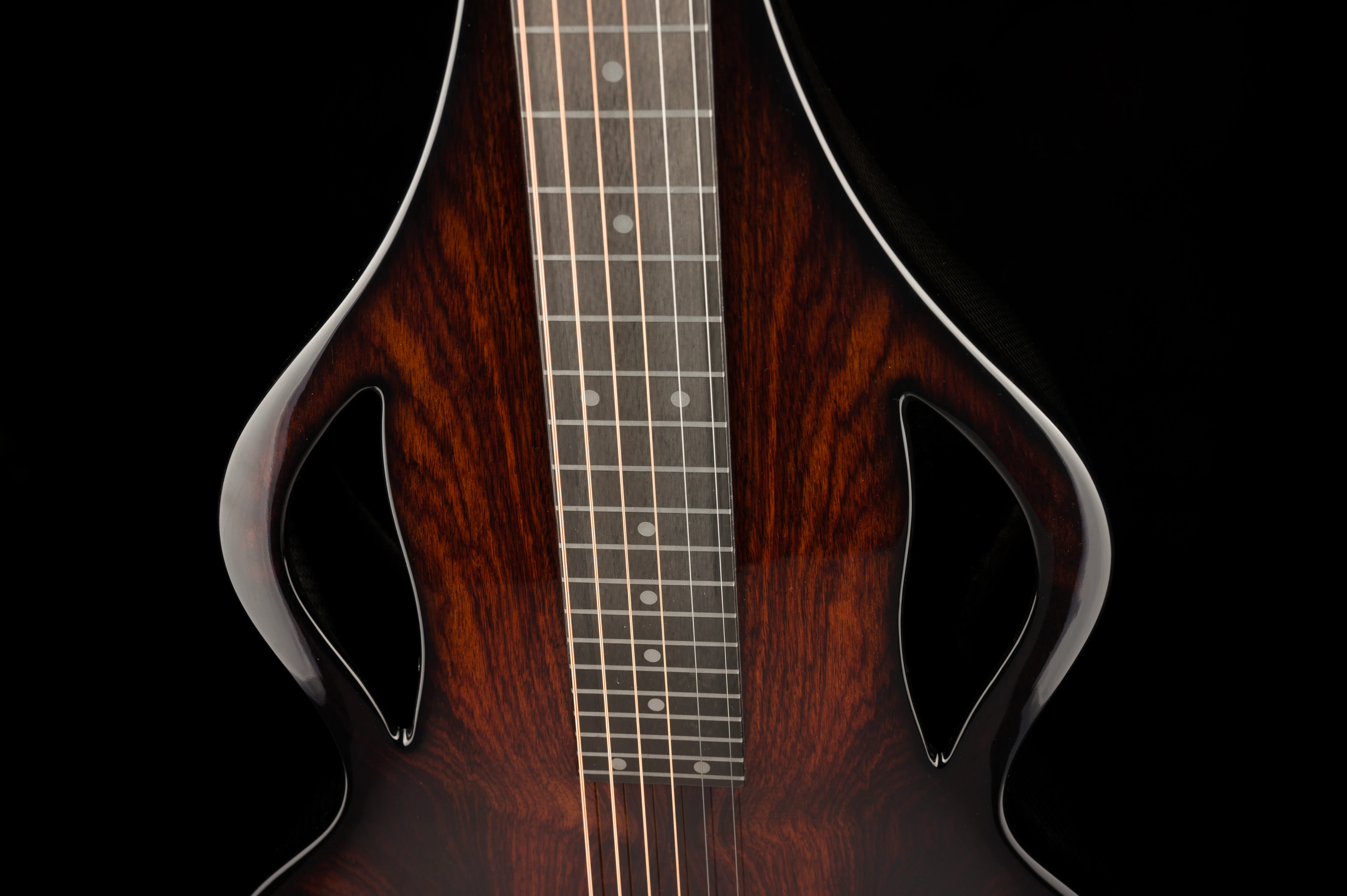 Used Emerald Guitars Solace Weissenborn Style Acoustic Lap Steel Slide Guitar with Case - Image 3