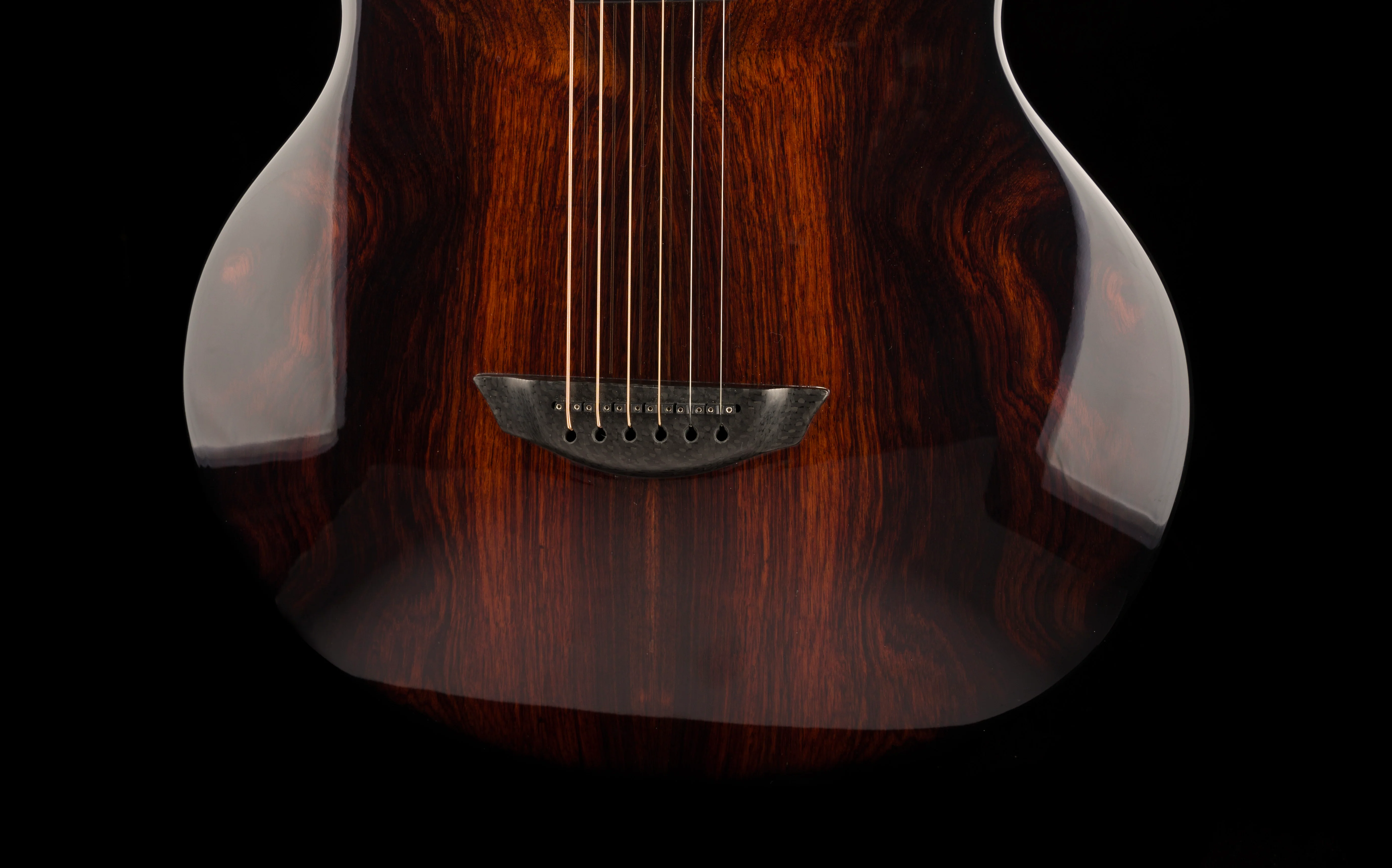 Used Emerald Guitars Solace Weissenborn Style Acoustic Lap Steel Slide Guitar with Case - Image 4