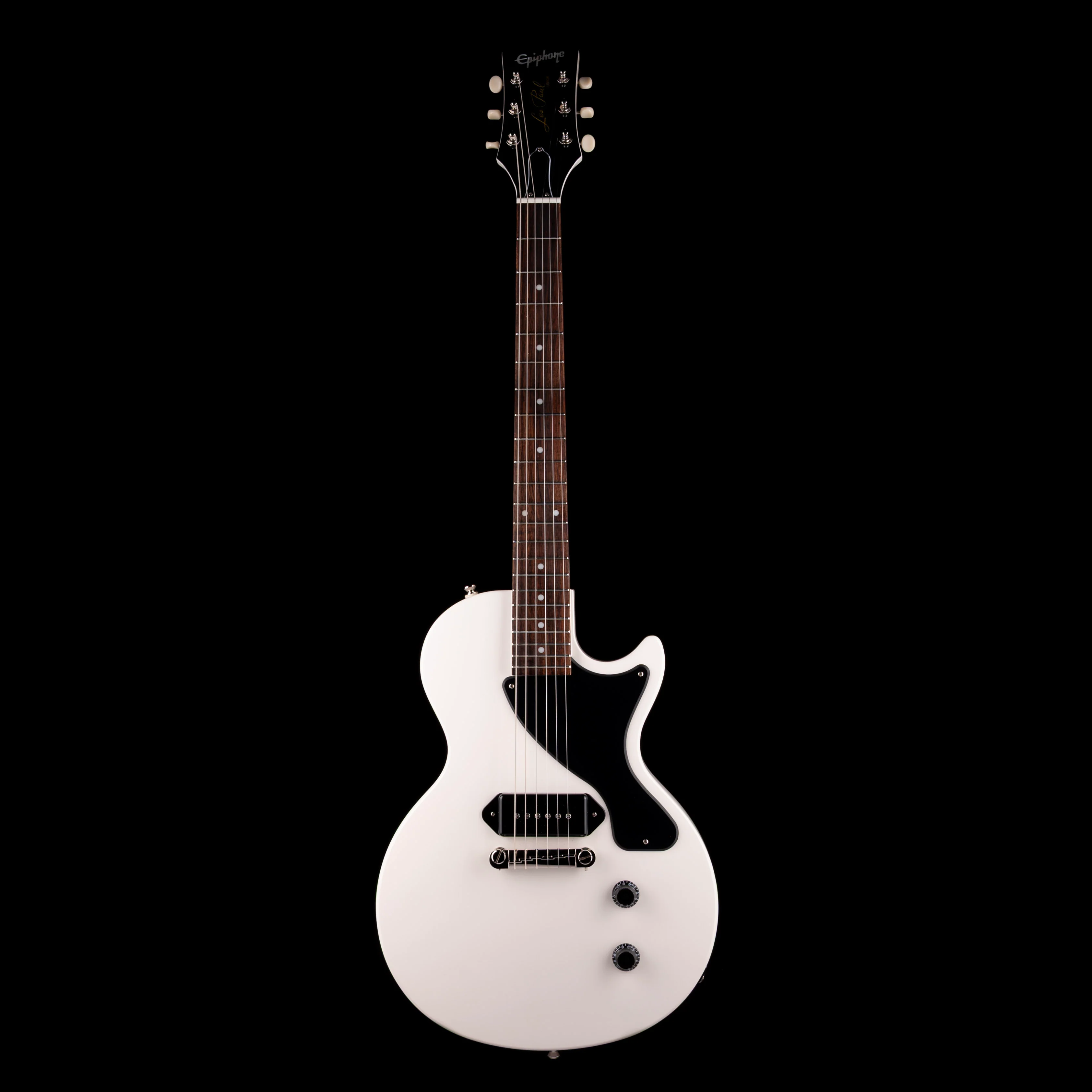 Used Epiphone Billie Joe Armstrong Les Paul Junior Classic White with OHSC - Image 2