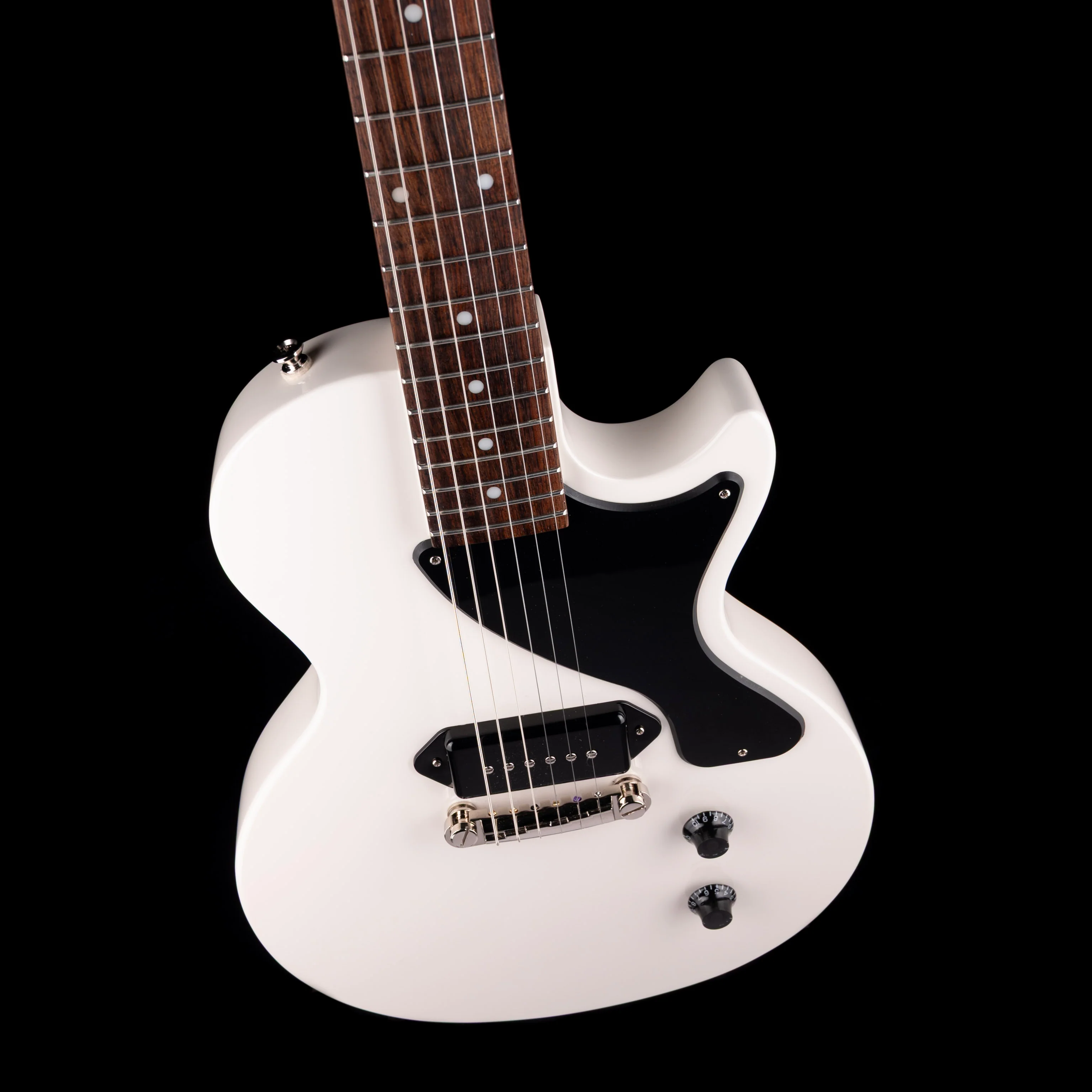 Used Epiphone Billie Joe Armstrong Les Paul Junior Classic White with OHSC - Image 3