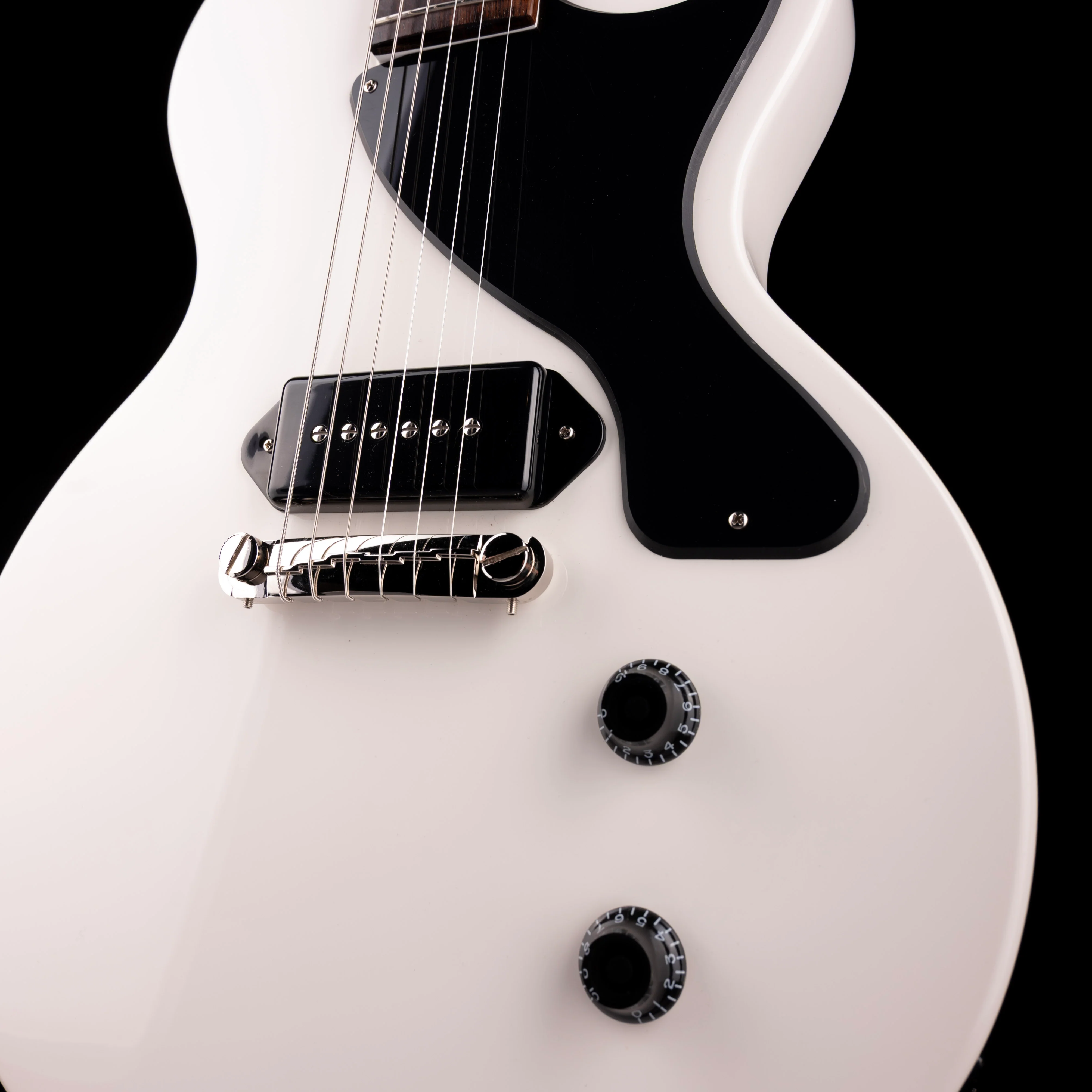 Used Epiphone Billie Joe Armstrong Les Paul Junior Classic White with OHSC - Image 5
