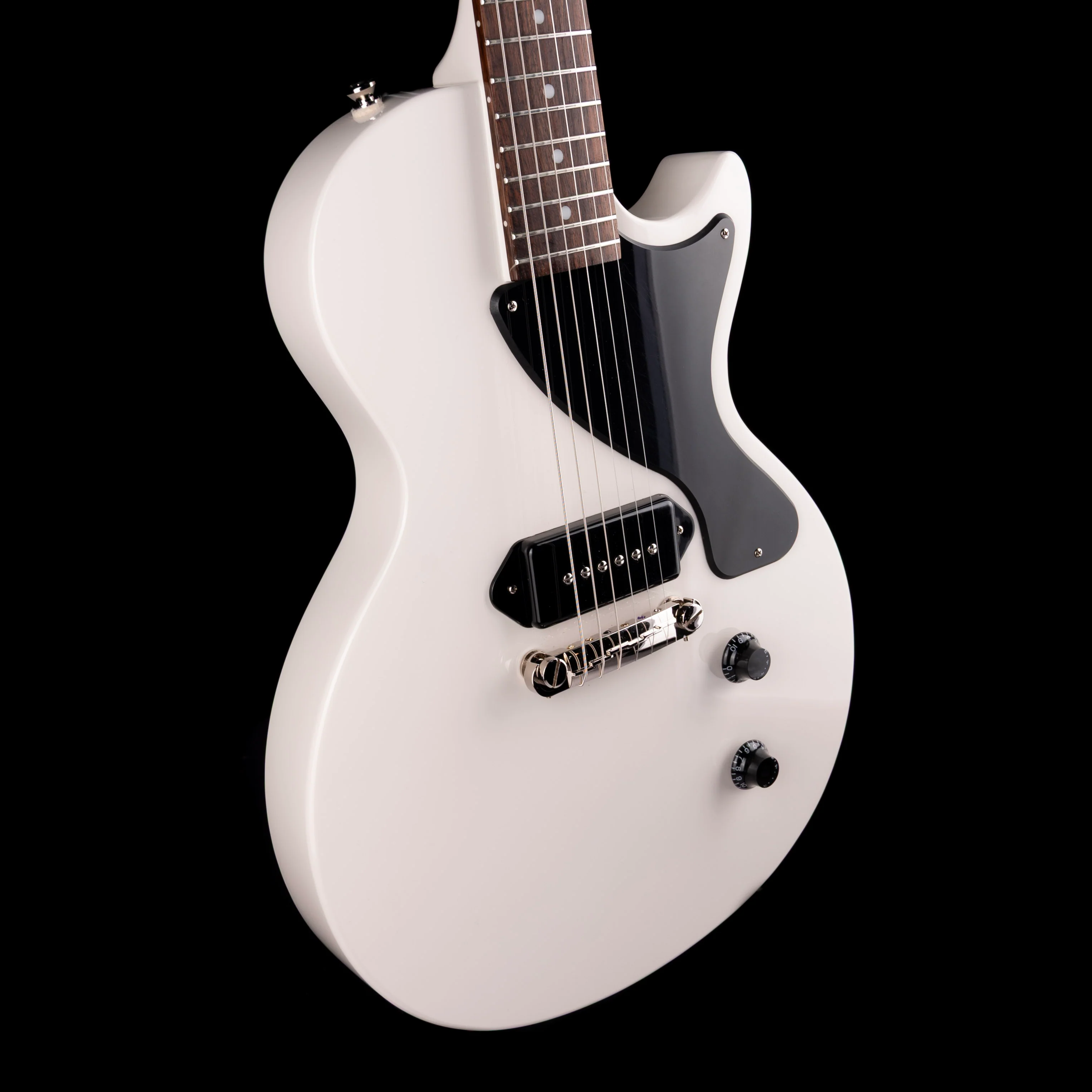 Used Epiphone Billie Joe Armstrong Les Paul Junior Classic White with OHSC - Image 6