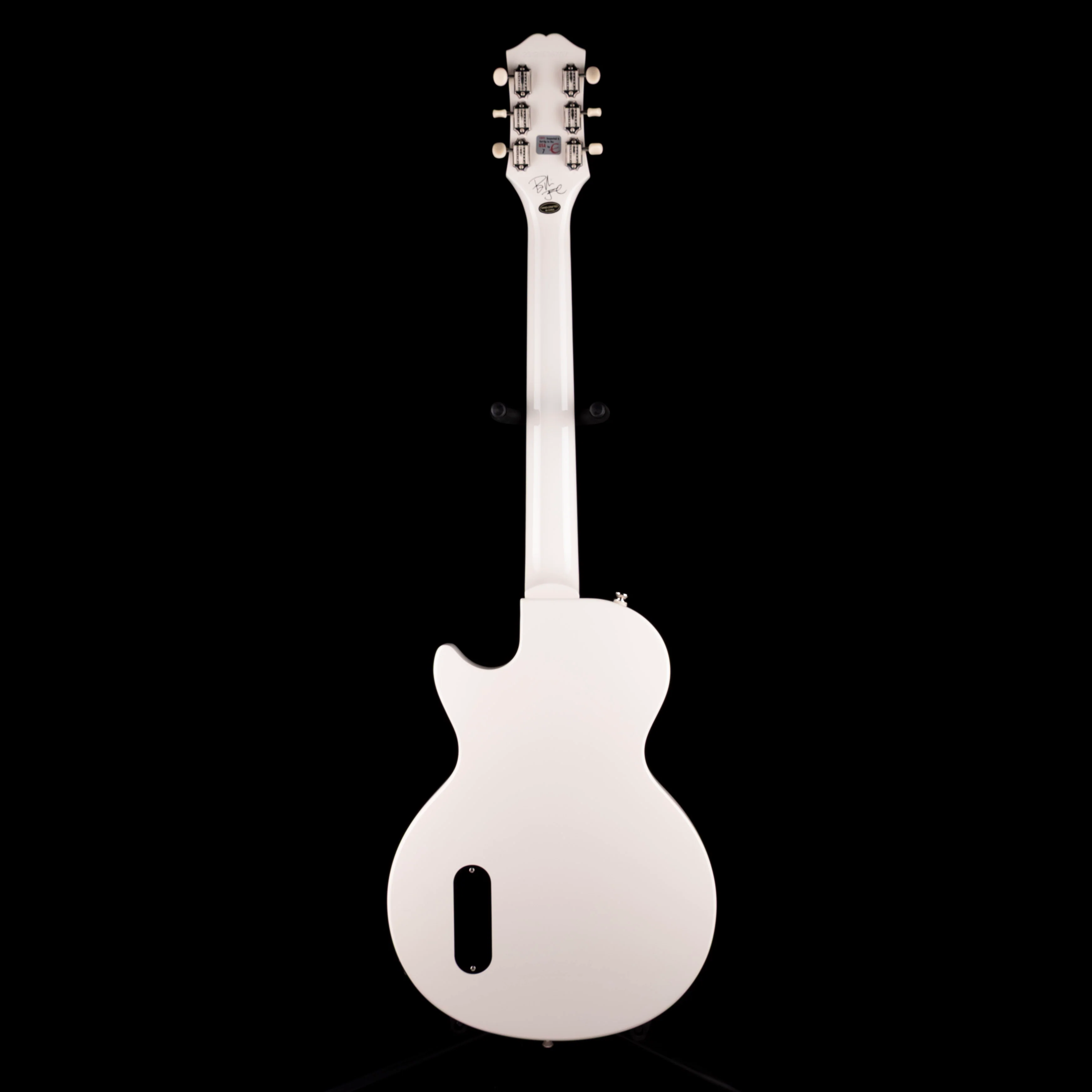Used Epiphone Billie Joe Armstrong Les Paul Junior Classic White with OHSC - Image 9