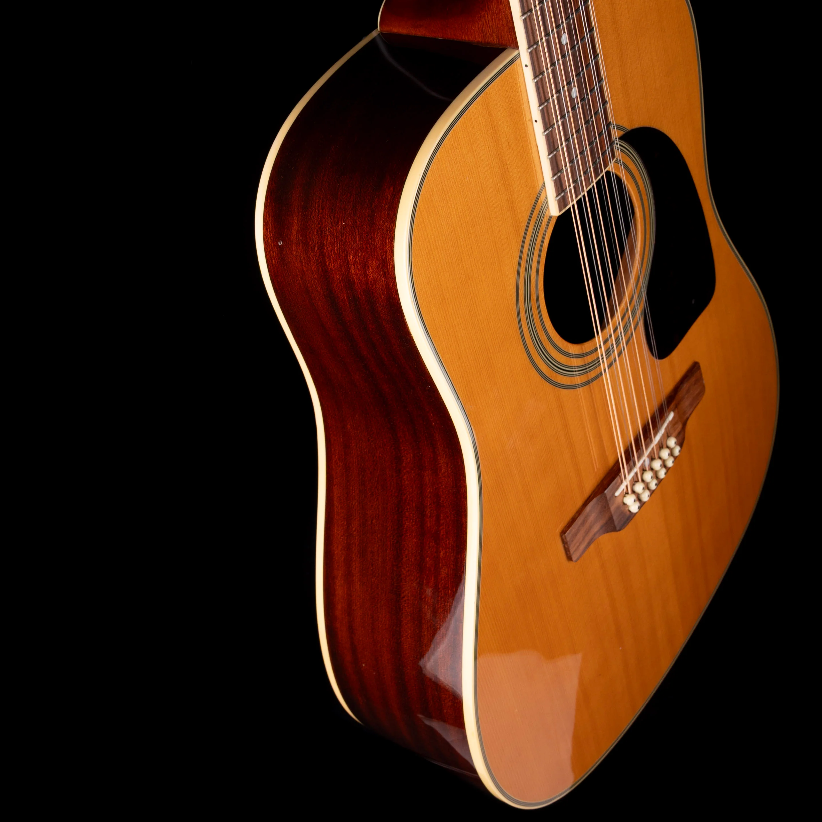 Used Epiphone DR-212 Natural 12-String Acoustic Guitar with Gig Bag - Image 6