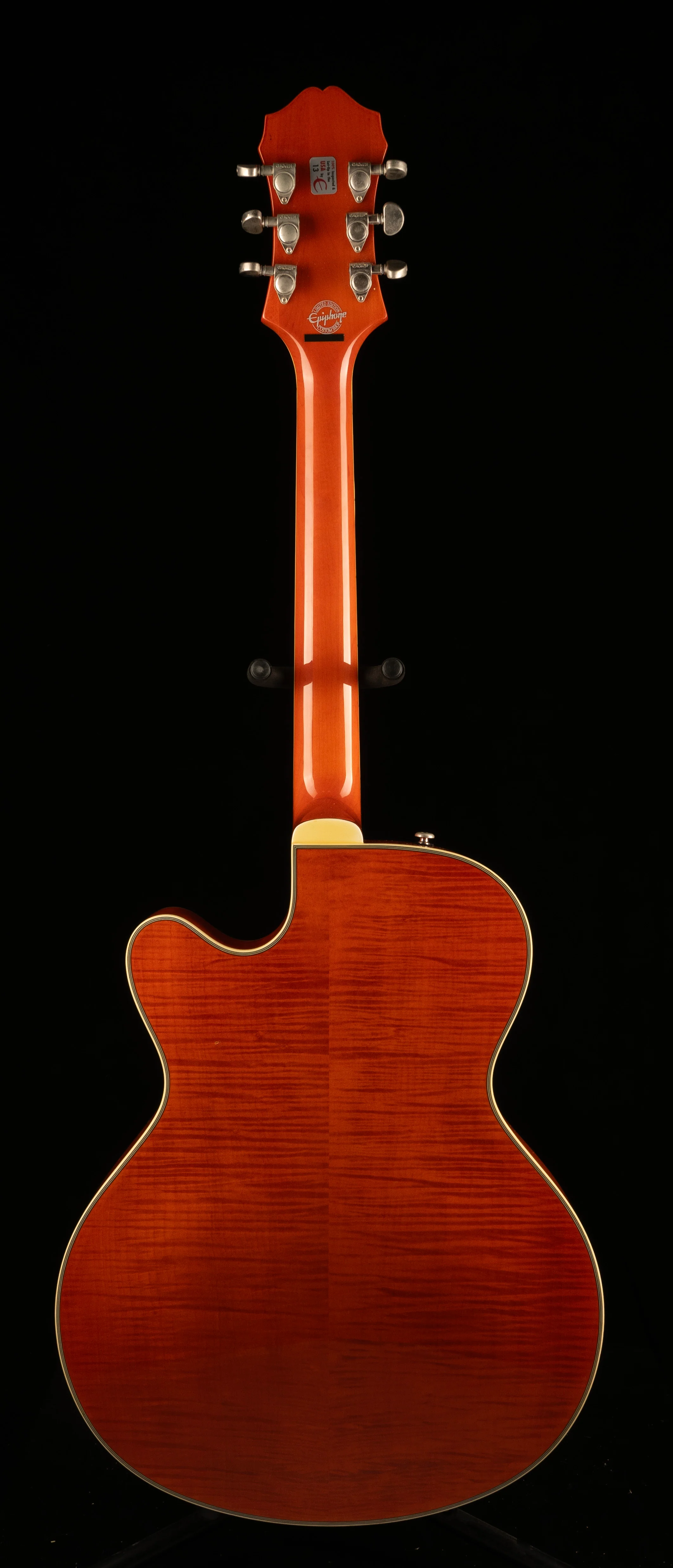 Used Epiphone Emperor Swingster Orange with Case - Image 8