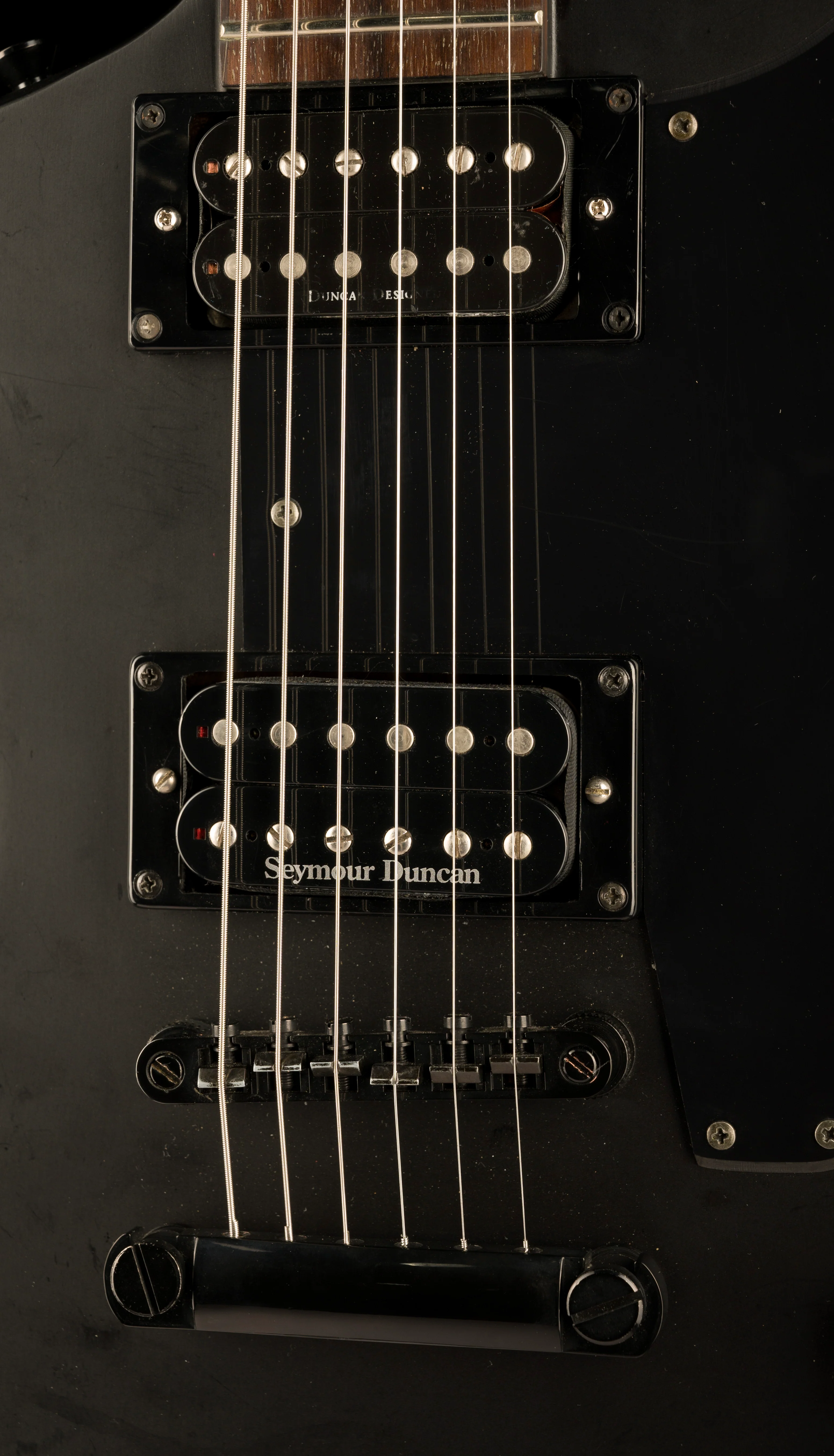 Used Epiphone Goth 1958 Explorer Pitch Black Satin Electric Guitar With Soft Shell Case - Image 7