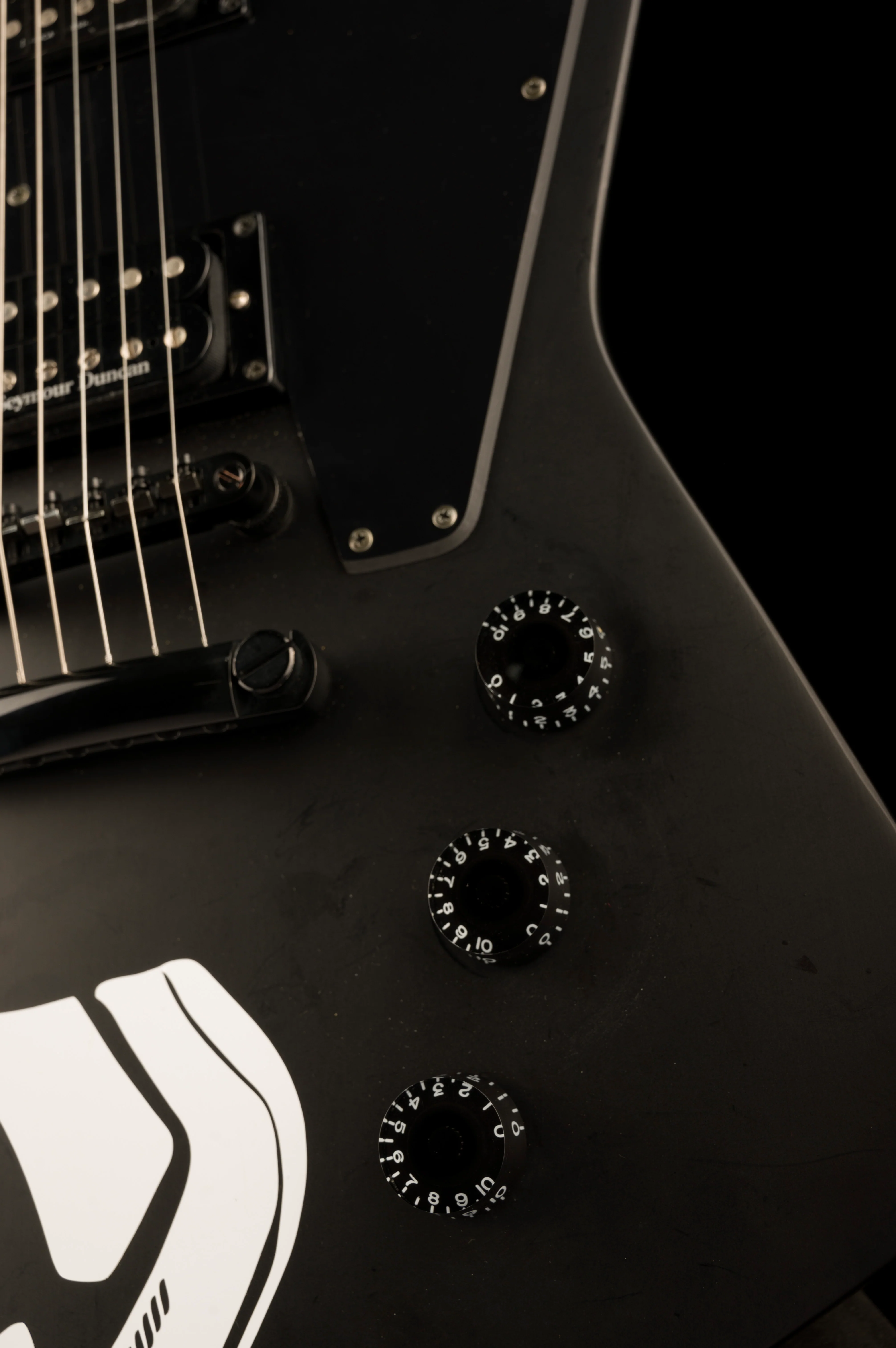 Used Epiphone Goth 1958 Explorer Pitch Black Satin Electric Guitar With Soft Shell Case - Image 8