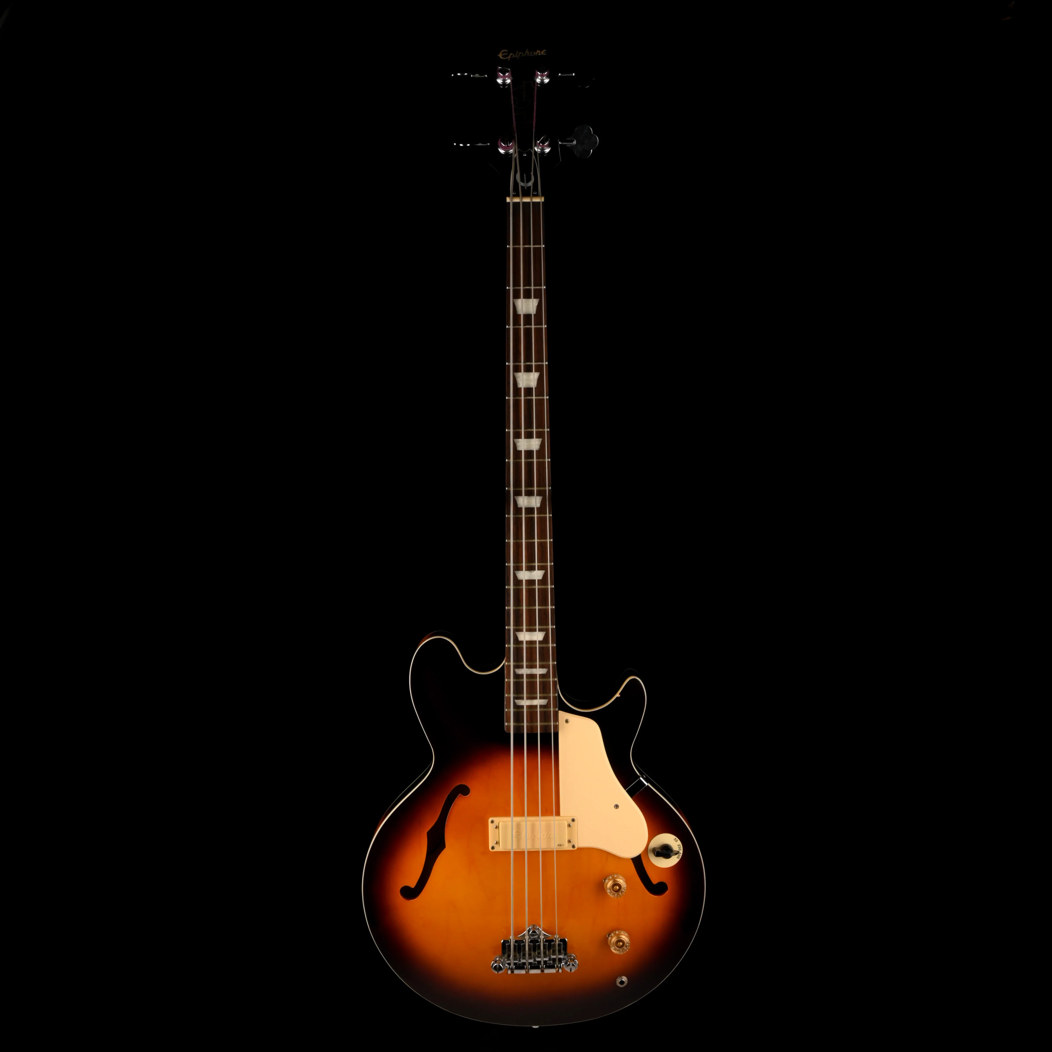 Used Epiphone Jack Casady Bass Sunburst With OHSC - Image 2