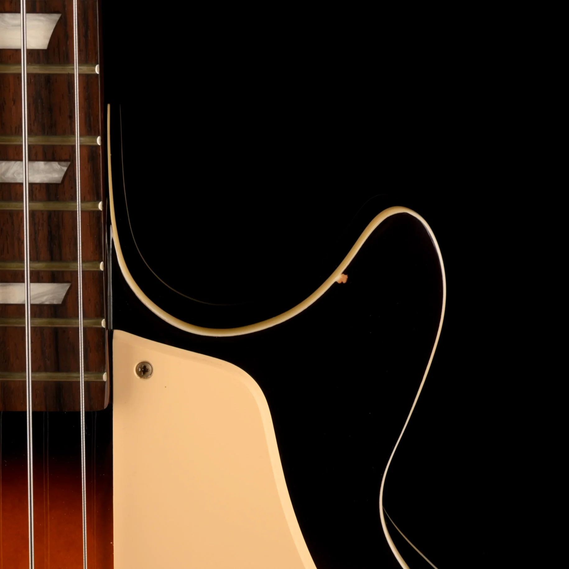Used Epiphone Jack Casady Bass Sunburst With OHSC - Image 6