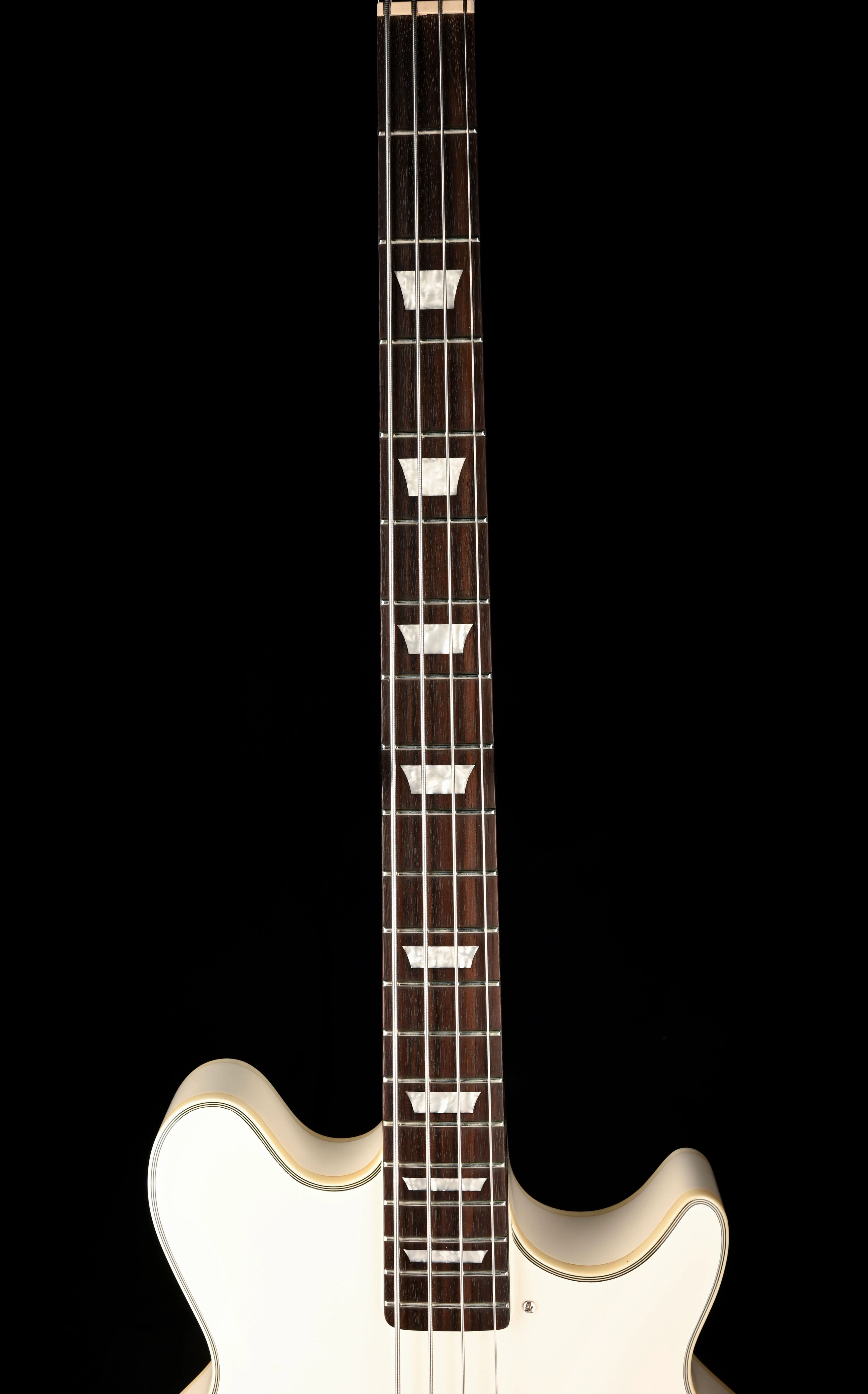 Used Epiphone Limited Edition Jack Casady Semi-Hollow Bass Alpine White with OHSC - Image 11