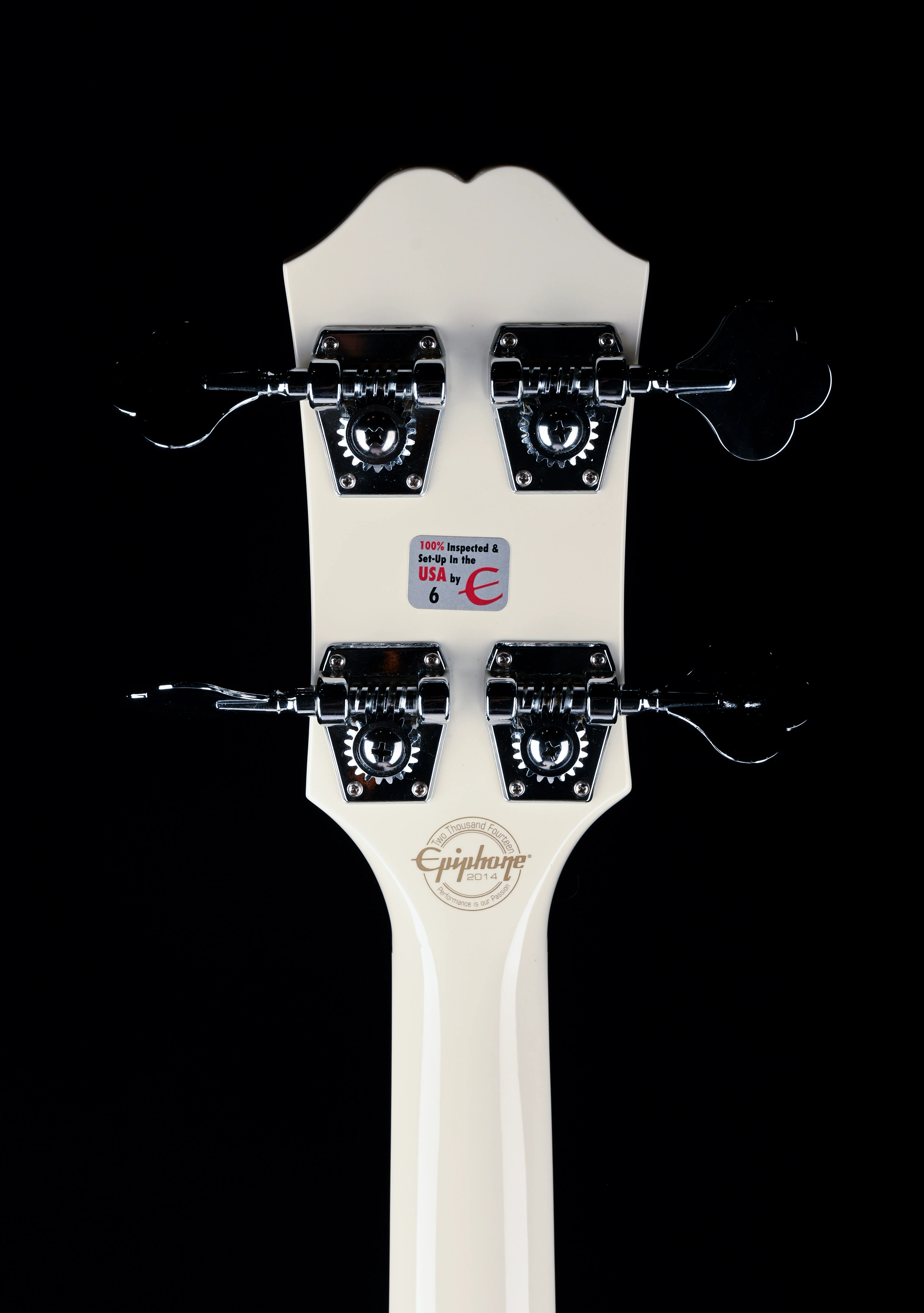 Used Epiphone Limited Edition Jack Casady Semi-Hollow Bass Alpine White with OHSC - Image 17