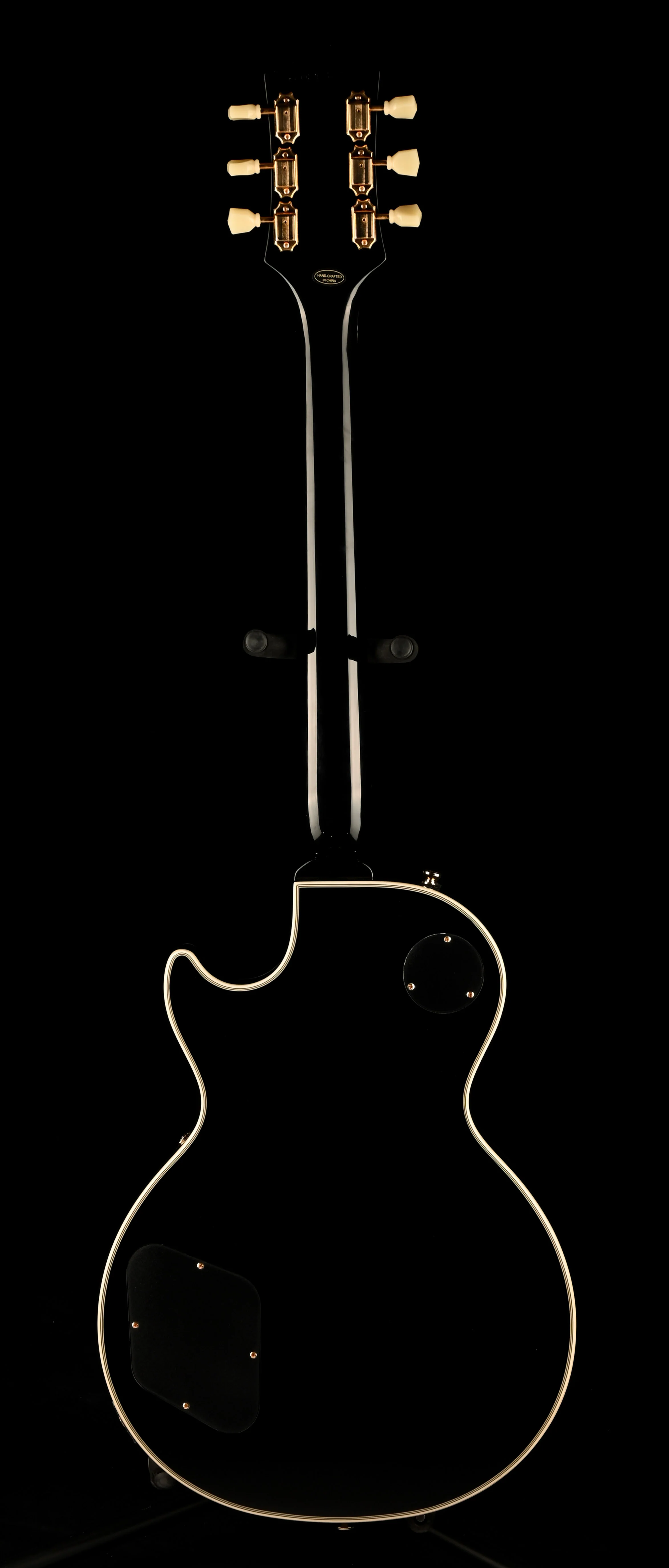 Used Epiphone Limited Edition Les Paul Custom P90 Ebony with OHSC - Image 13