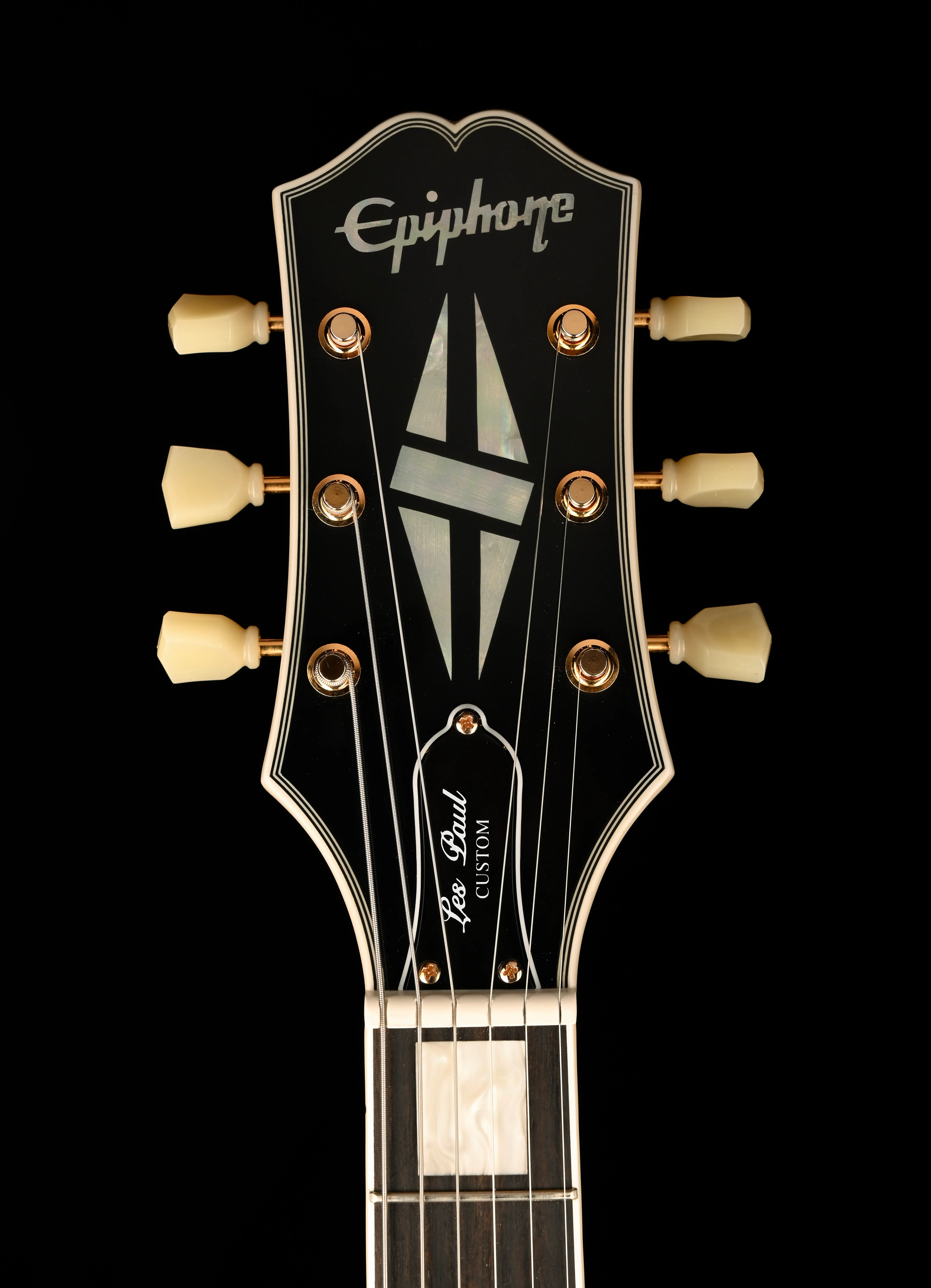 Used Epiphone Limited Edition Les Paul Custom P90 Ebony with OHSC - Image 16