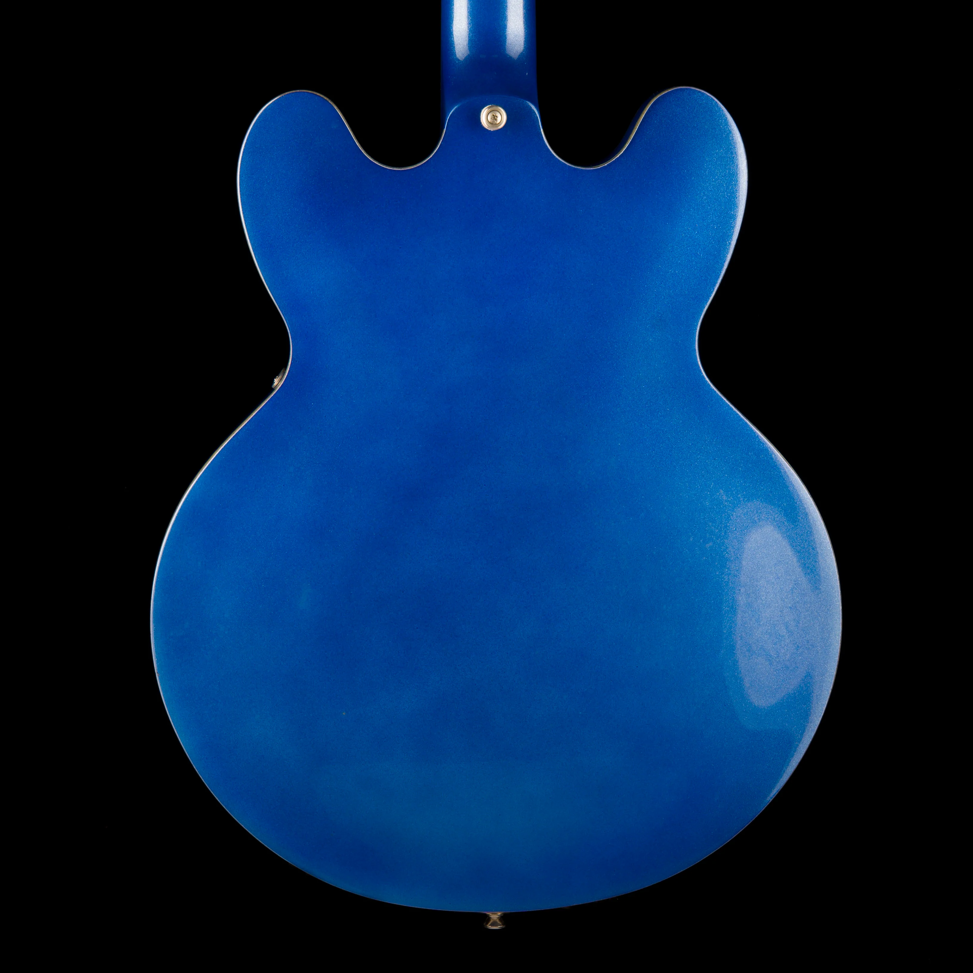 Used Epiphone Limited Edition Riviera Custom P93 Royale Chicago Blue Pearl with Gig Bag - Image 13