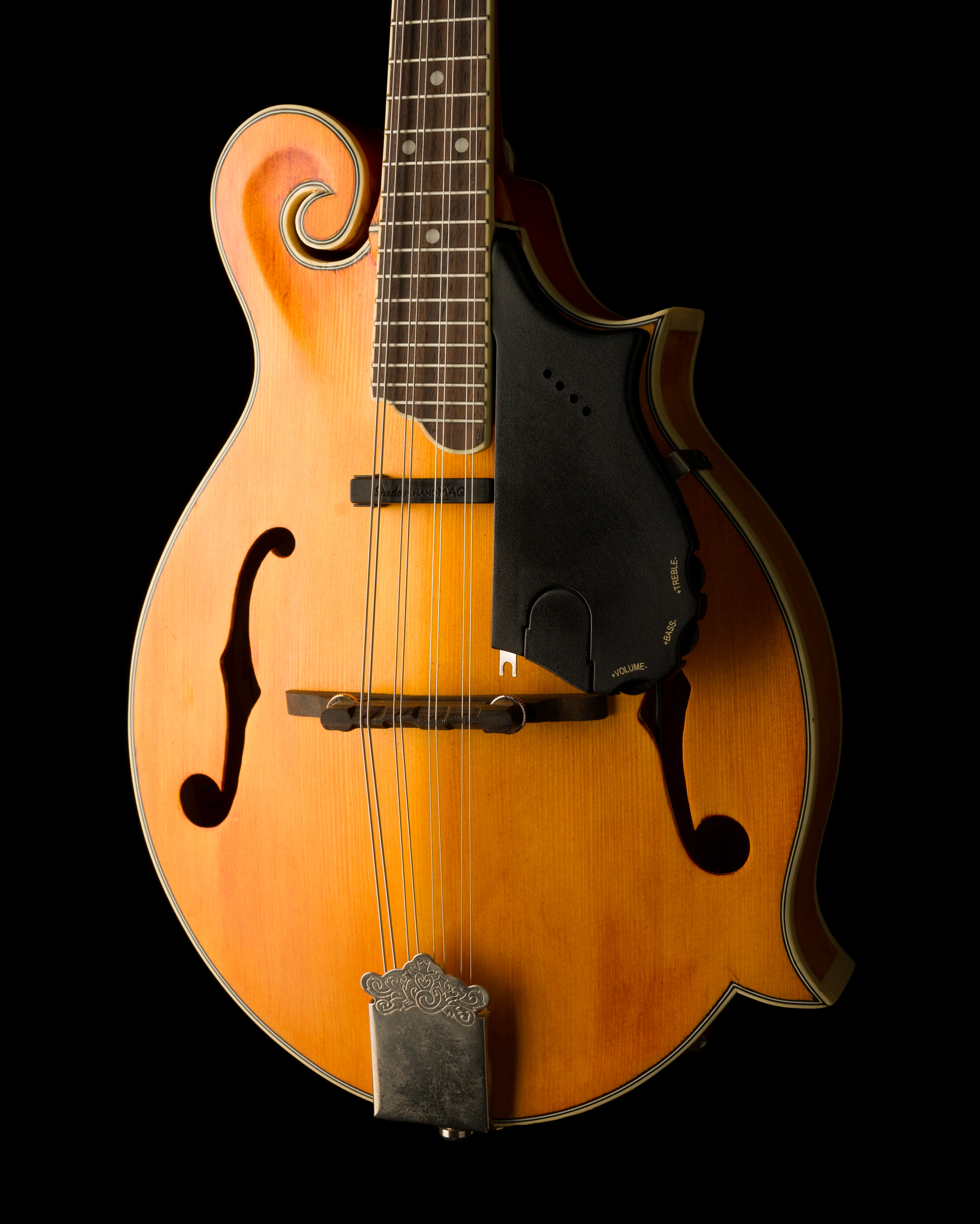 Used Epiphone MM-50E VN Professional Acoustic Electric Mandolin Vintage Natural With Gig Bag - Image 4