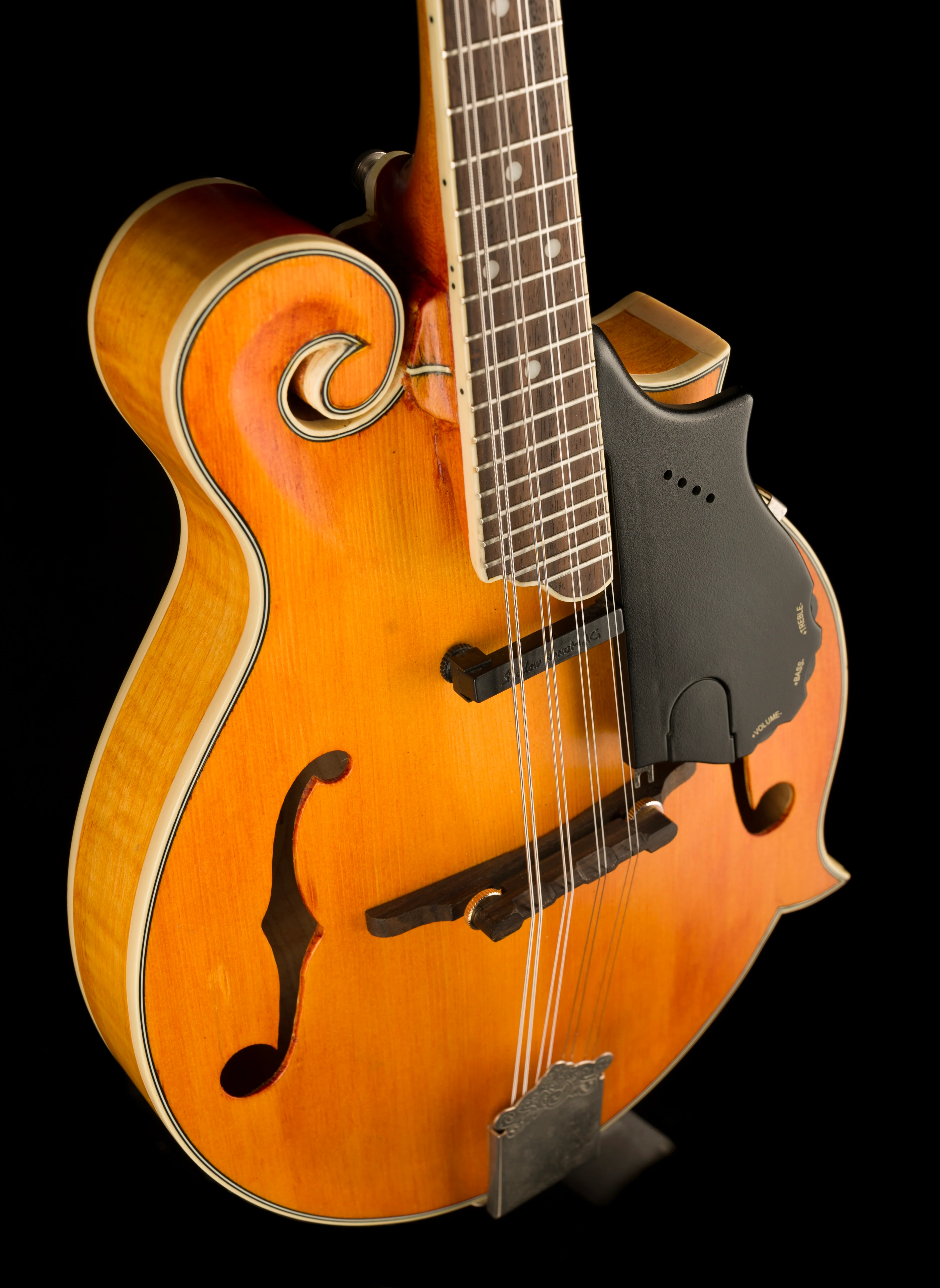 Used Epiphone MM-50E VN Professional Acoustic Electric Mandolin Vintage Natural With Gig Bag - Image 6